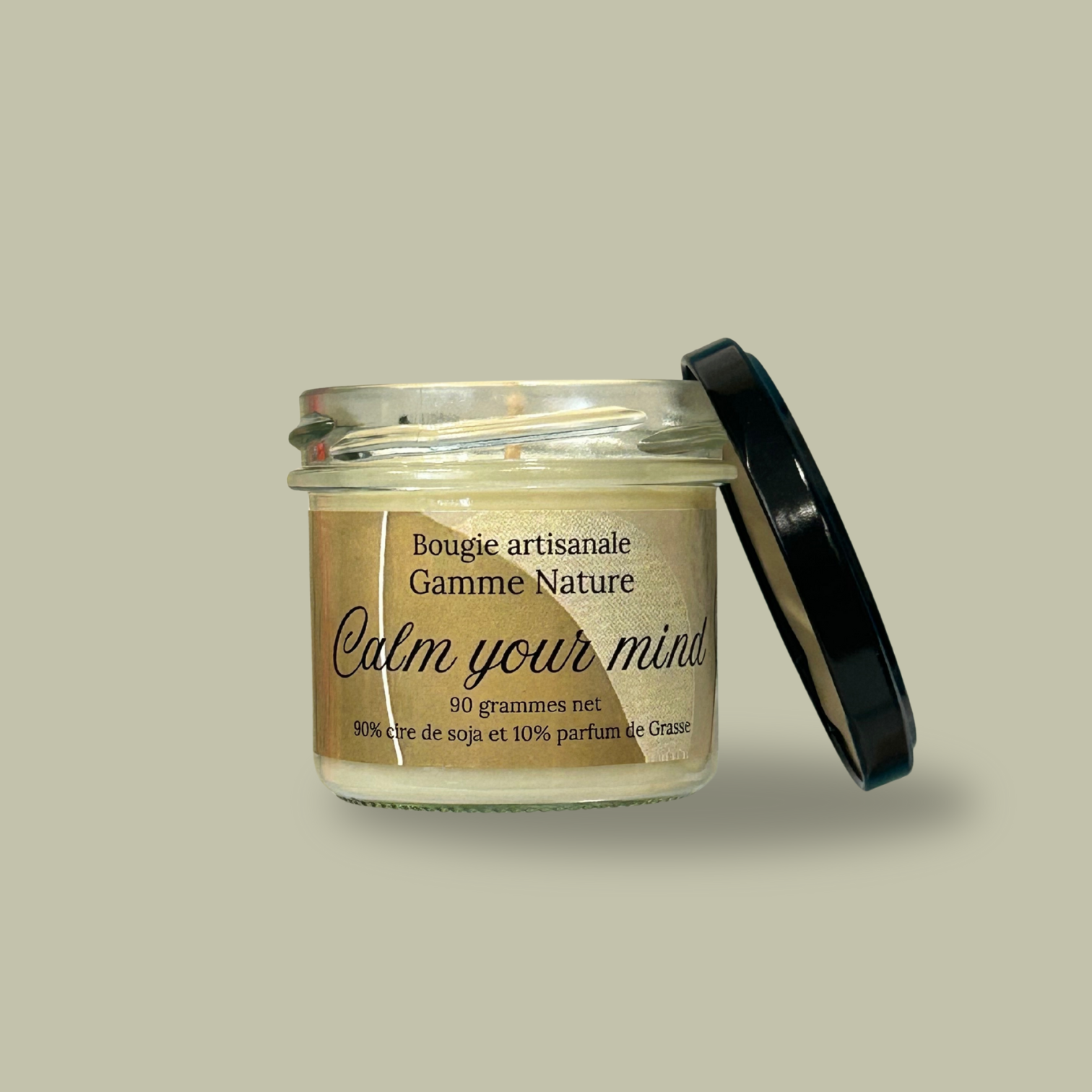 Vela perfumada artesanal Calma tu mente