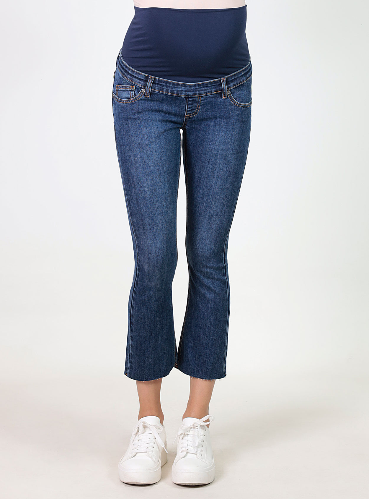 Jeans premaman crop bell