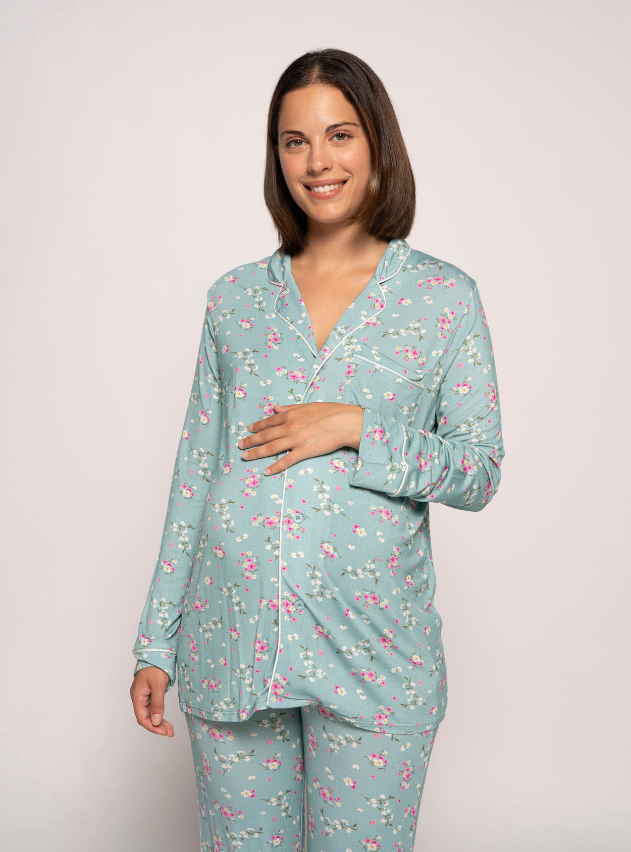 Top del pigiama floreale M/L