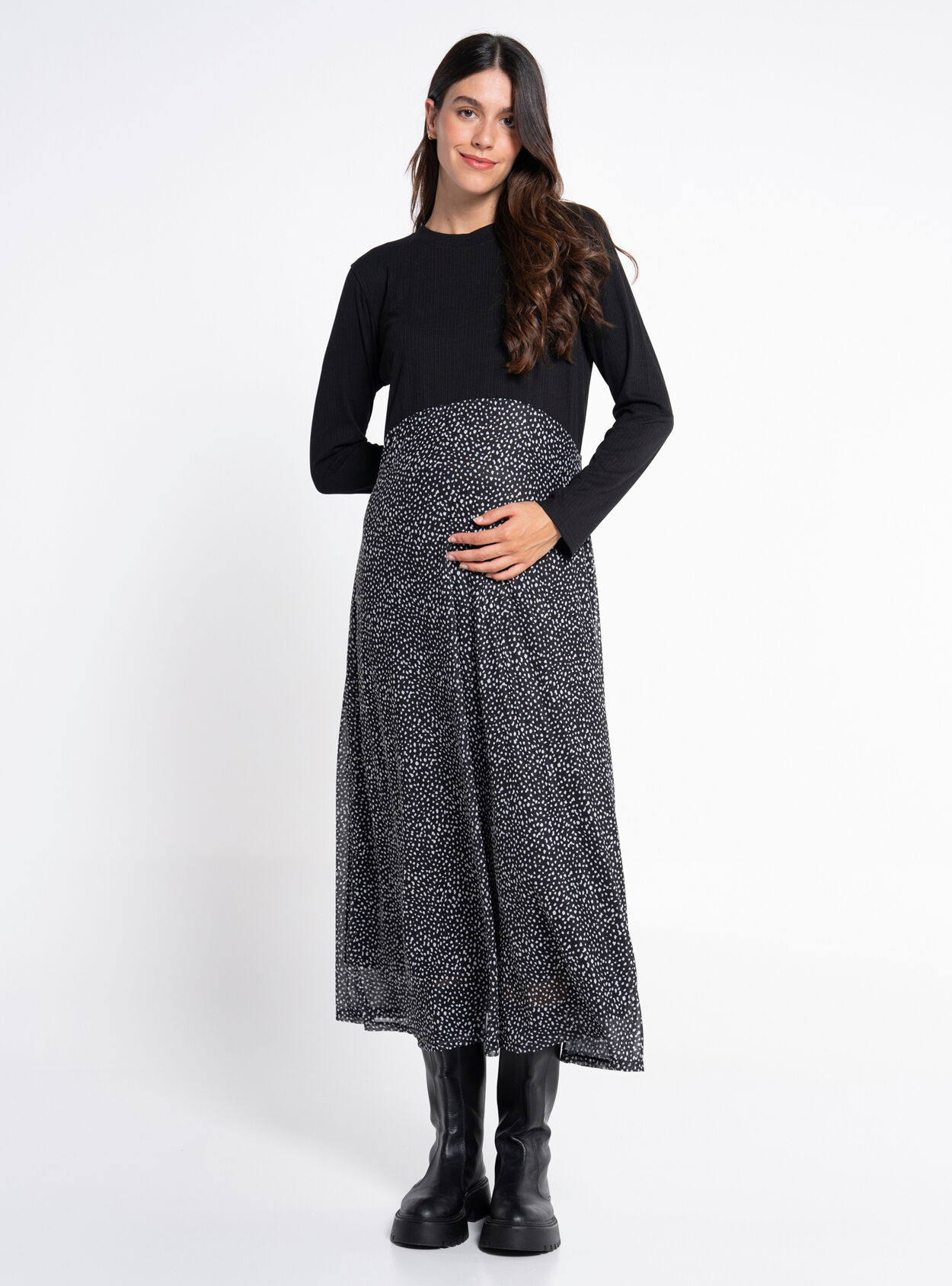 Abito premaman in tulle