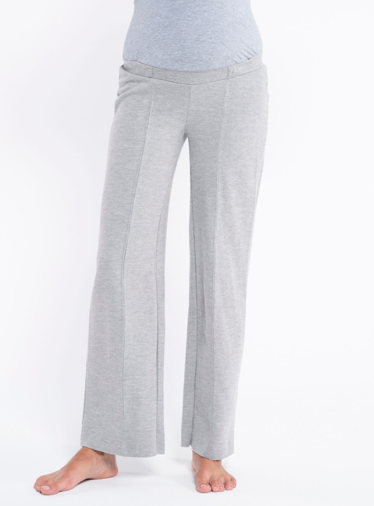 Pantaloni premaman lavorati a maglia