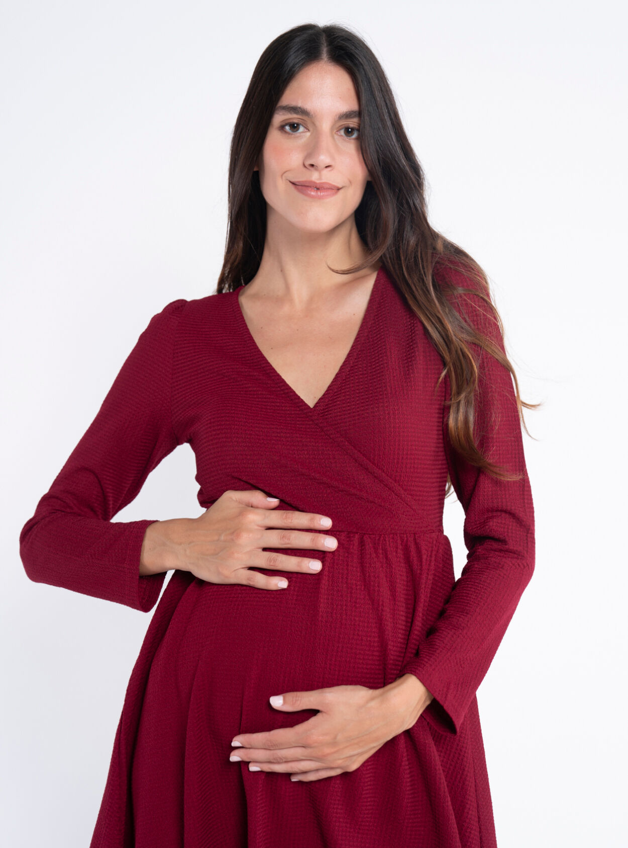 Vestito da allattamento in maglia