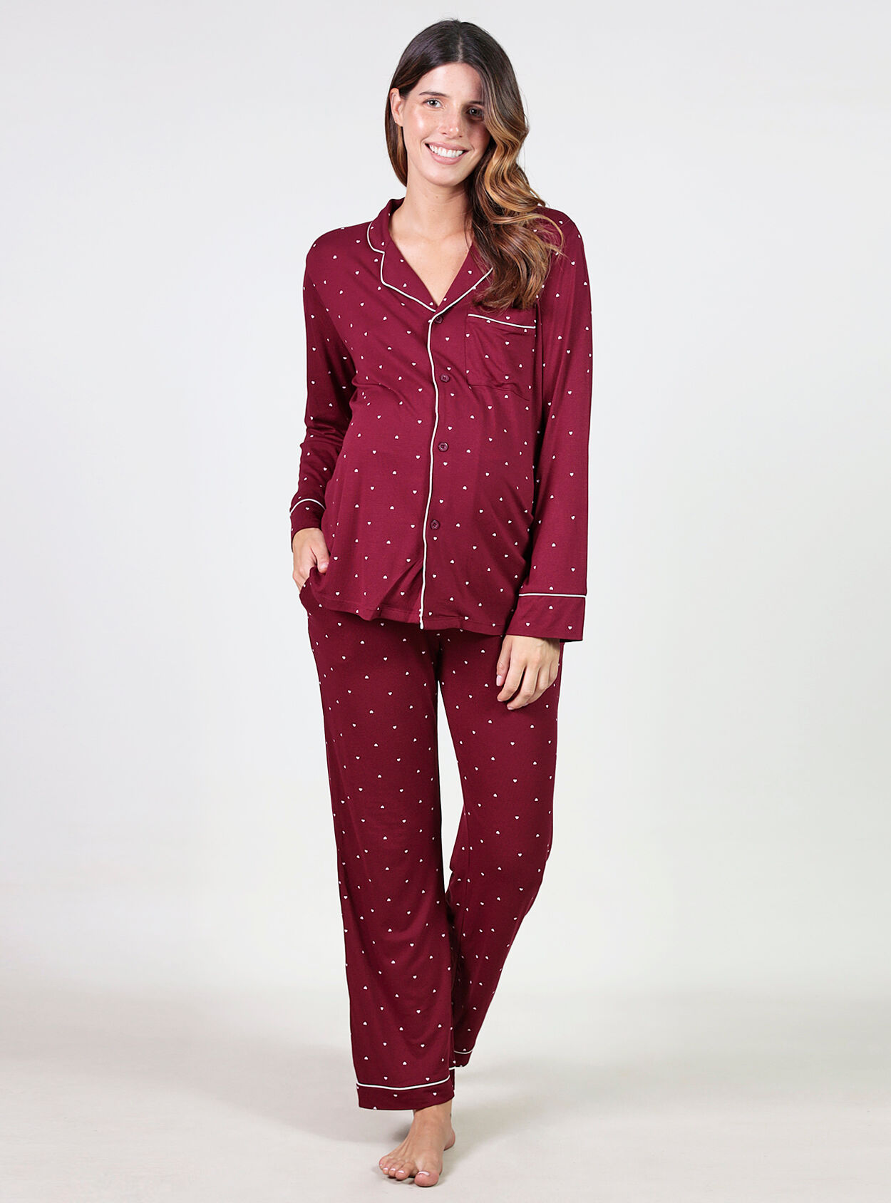 Pyjama-Paket mit Herzen