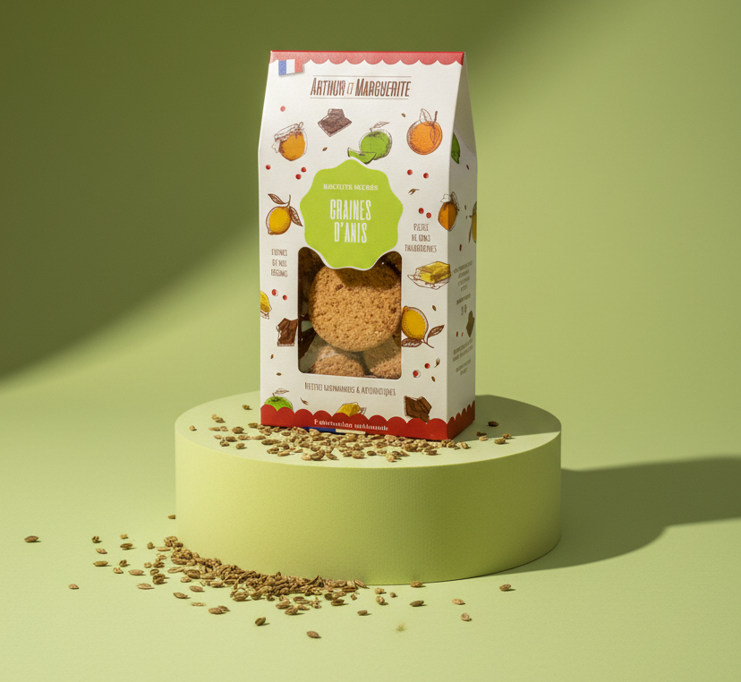 Süße Kekse mit Anisgeschmack - 130g Beutel