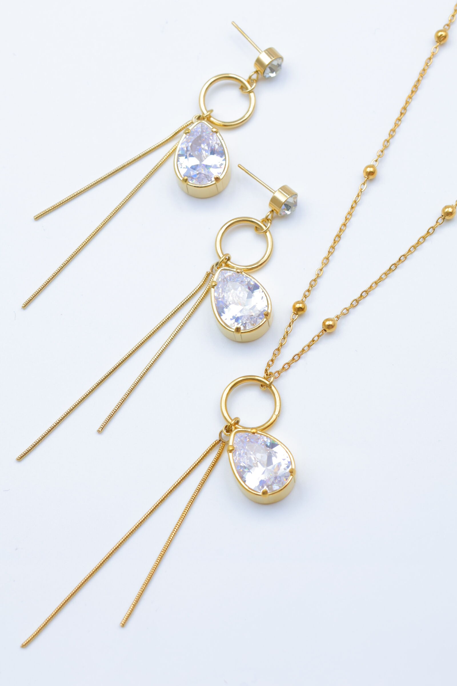 Edelstahl Schmuckset - L28E