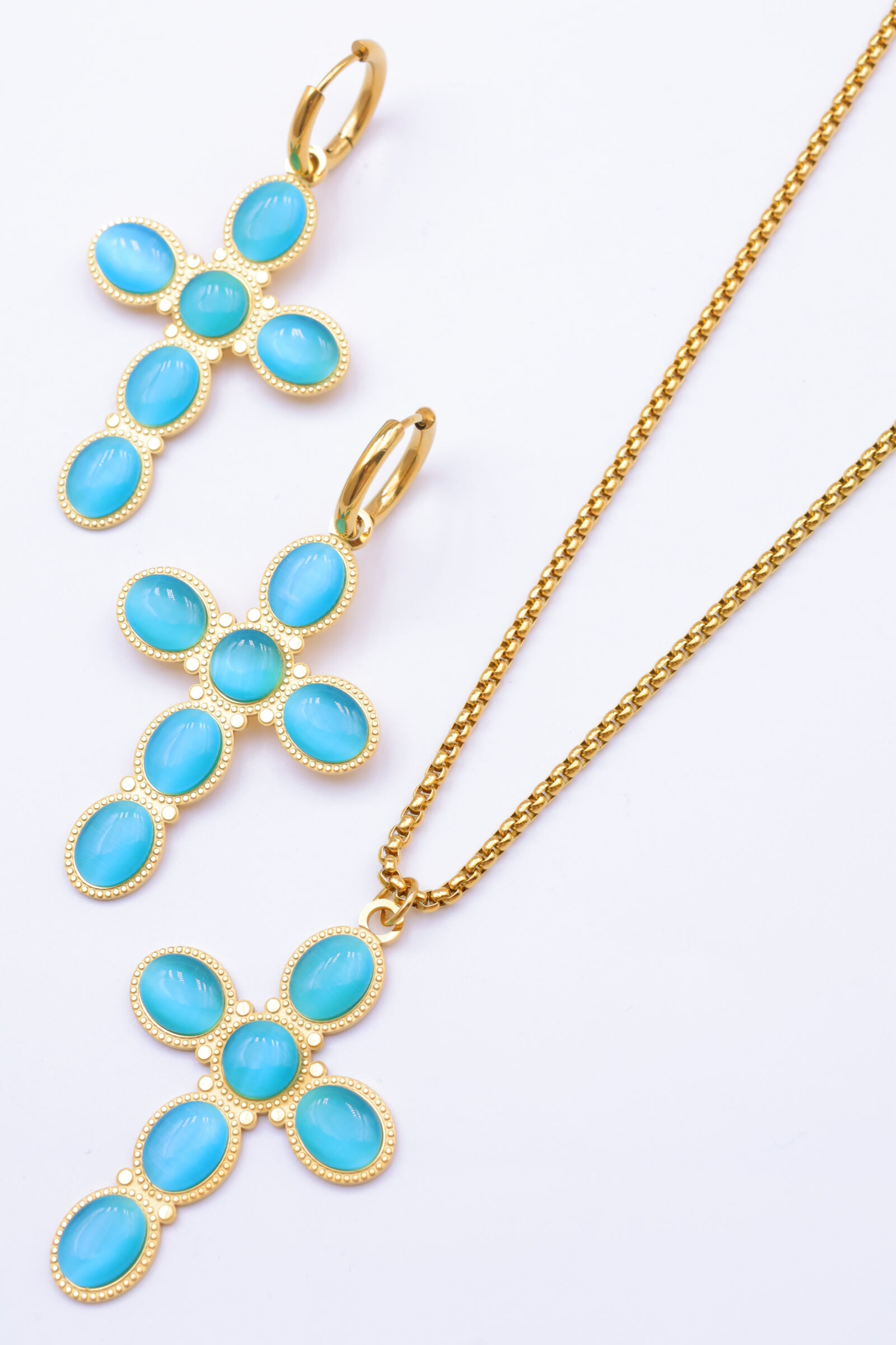 Edelstahl-Schmuckset - A2167E