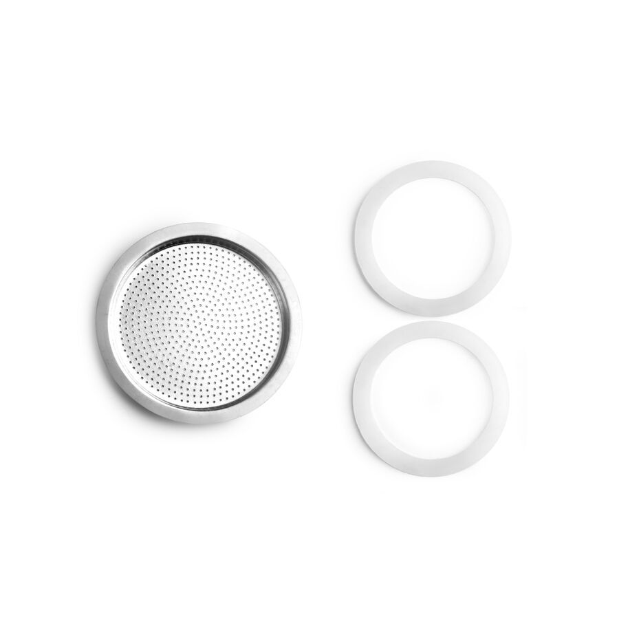 IBILI - 2 Guarnizioni in Silicone + Filtro Bahía-Elba 12 Tazze