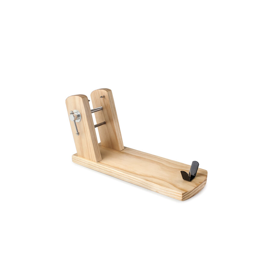 IBILI - Porta prosciutto in leccio con larghezza regolabile, legno di pino, 46,5 x 18,5 x 25 cm