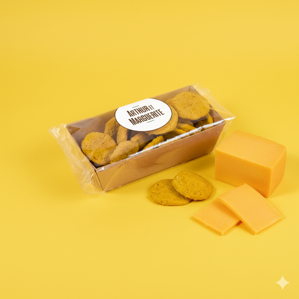 Aperitifkekse mit Comté-Käsegeschmack in einer Schale - 60 g