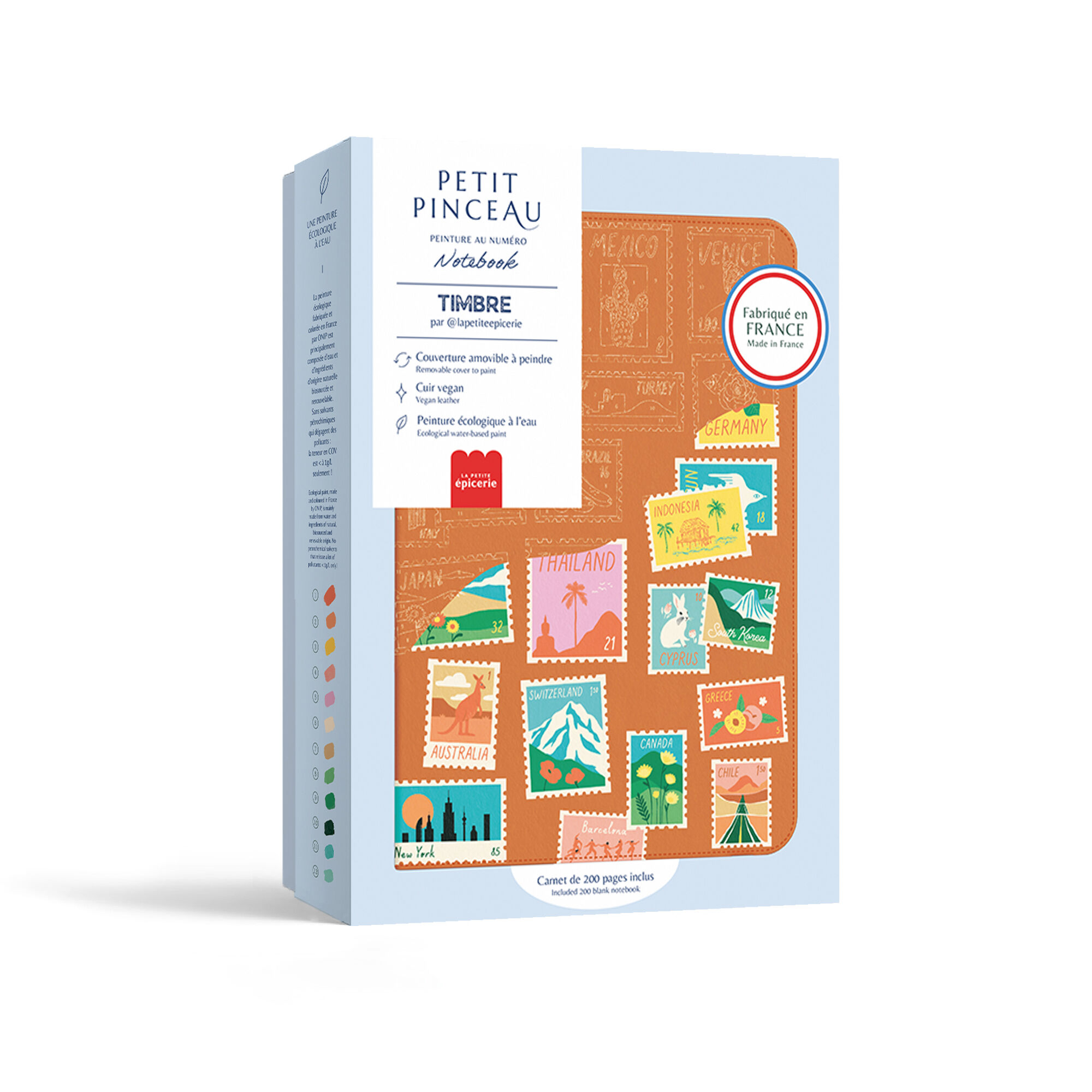 PAINTABLE NOTEBOOK - STAMP