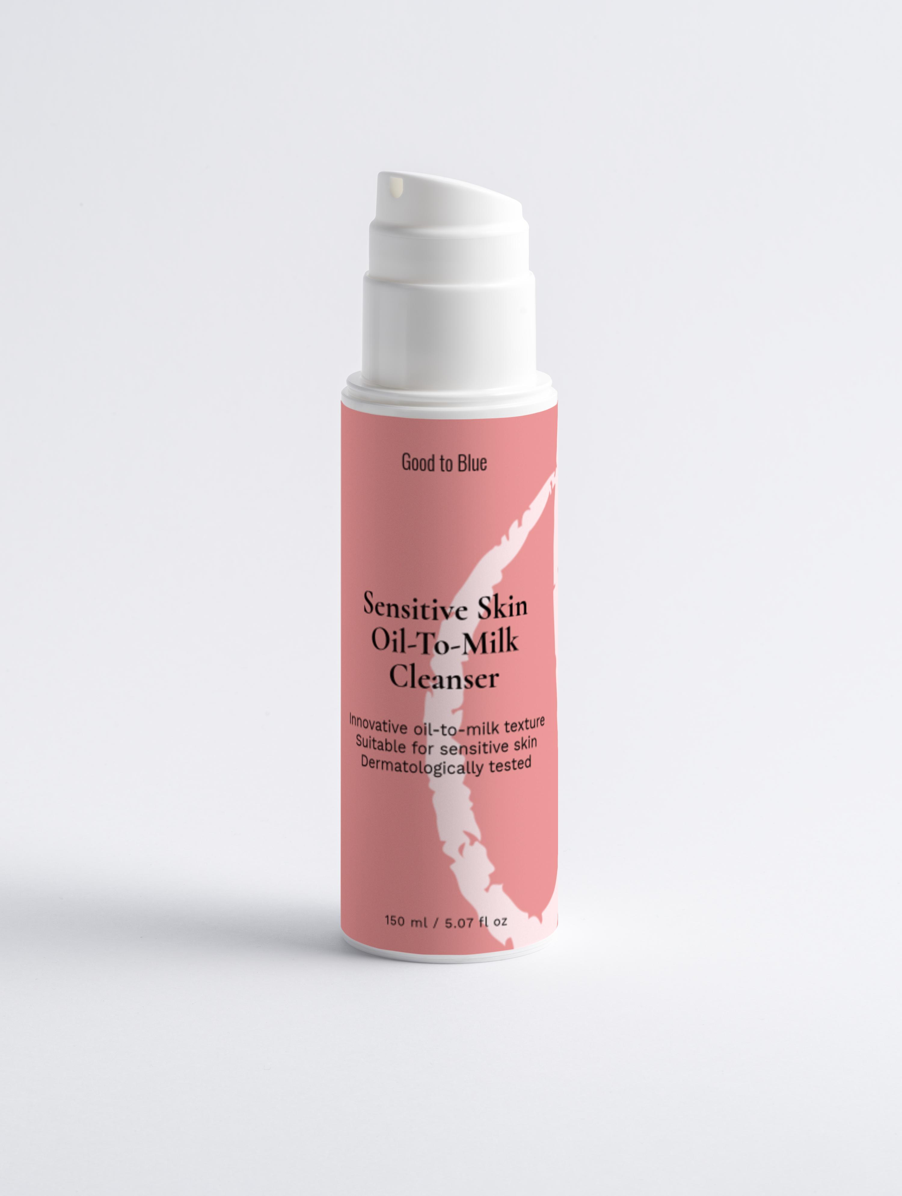 Limpiador de aceite a leche para pieles sensibles, 150 ml