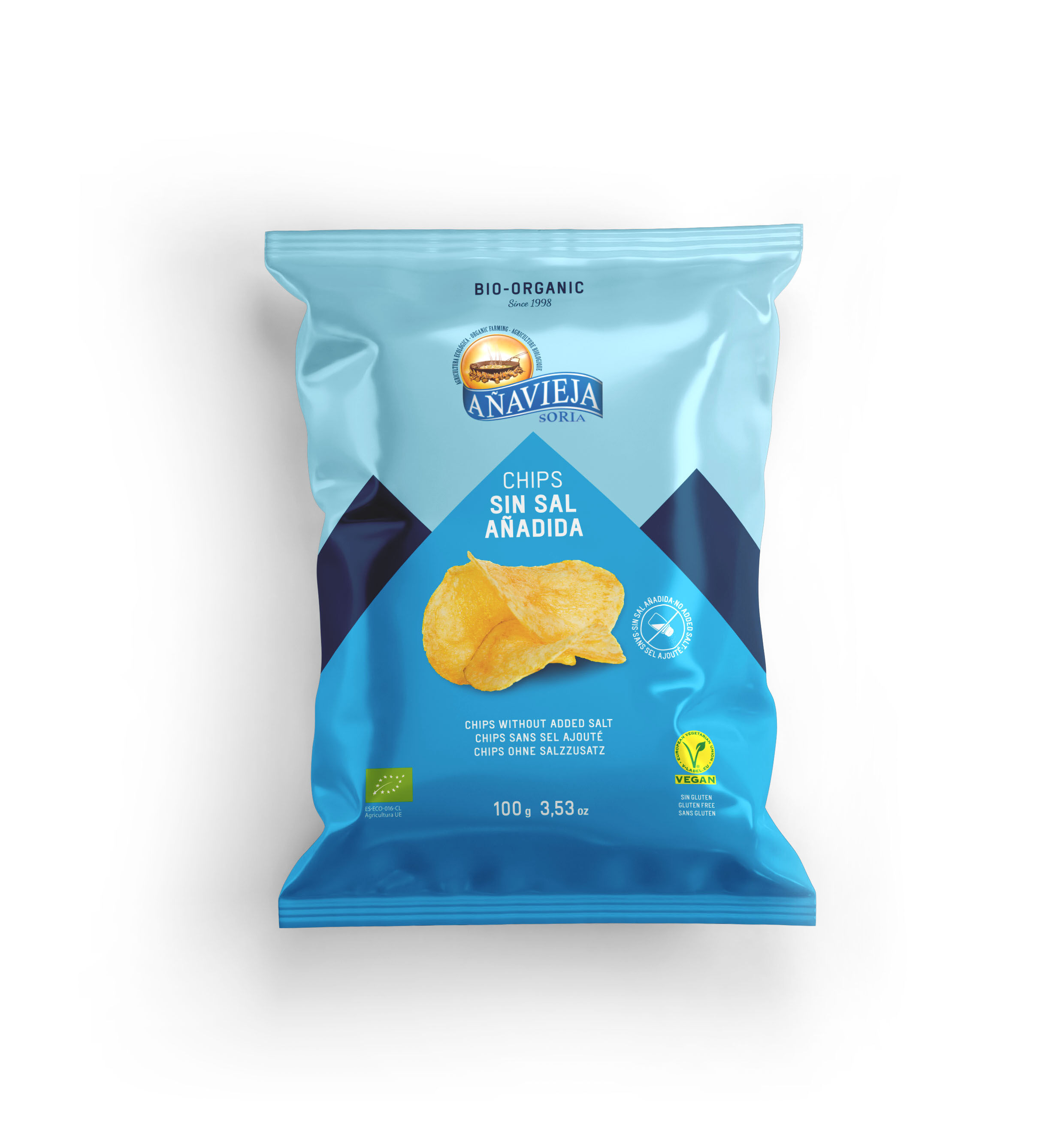 NATURAL CHIPS WITHOUT SALT 100G