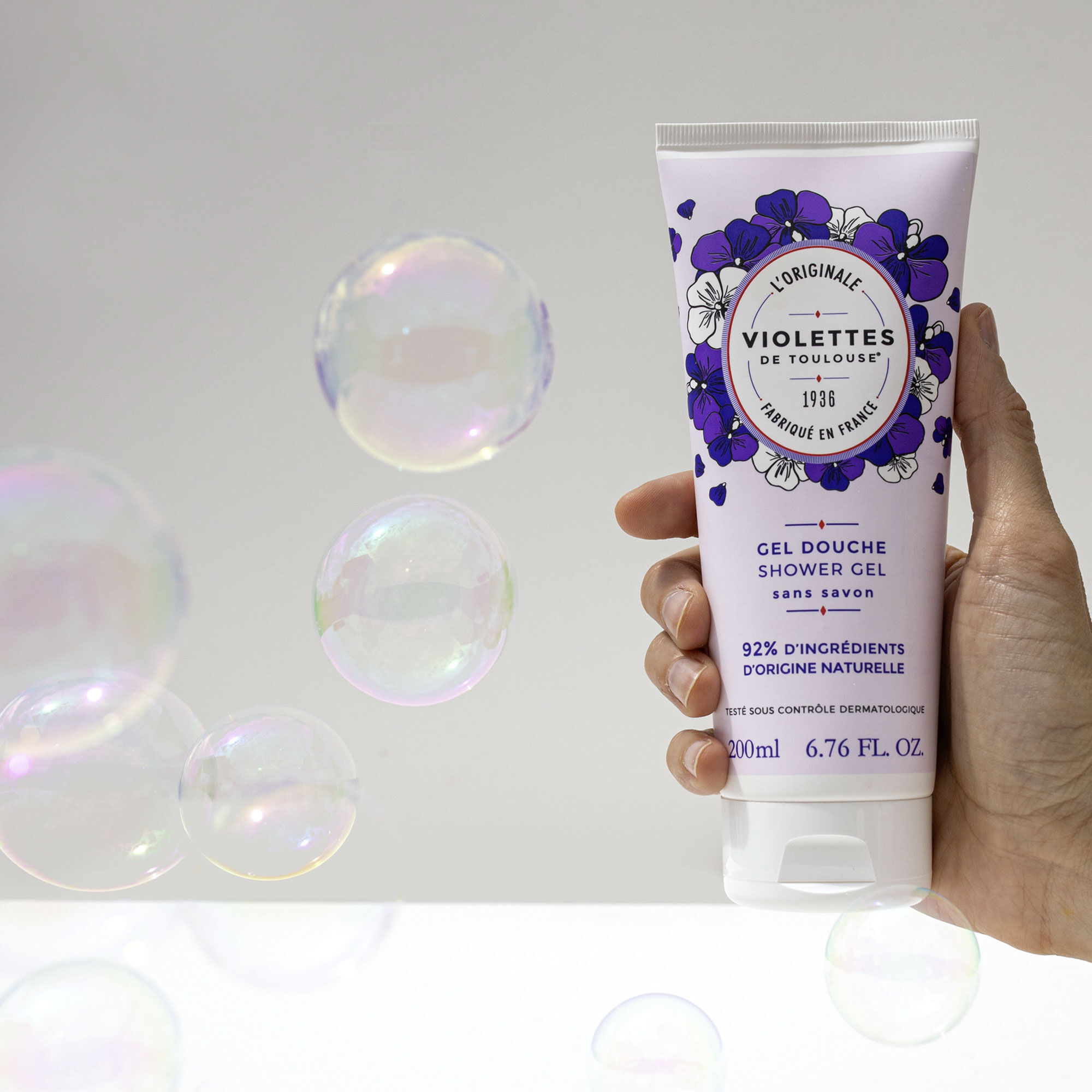 Violets of Toulouse scented shower gel 200ml