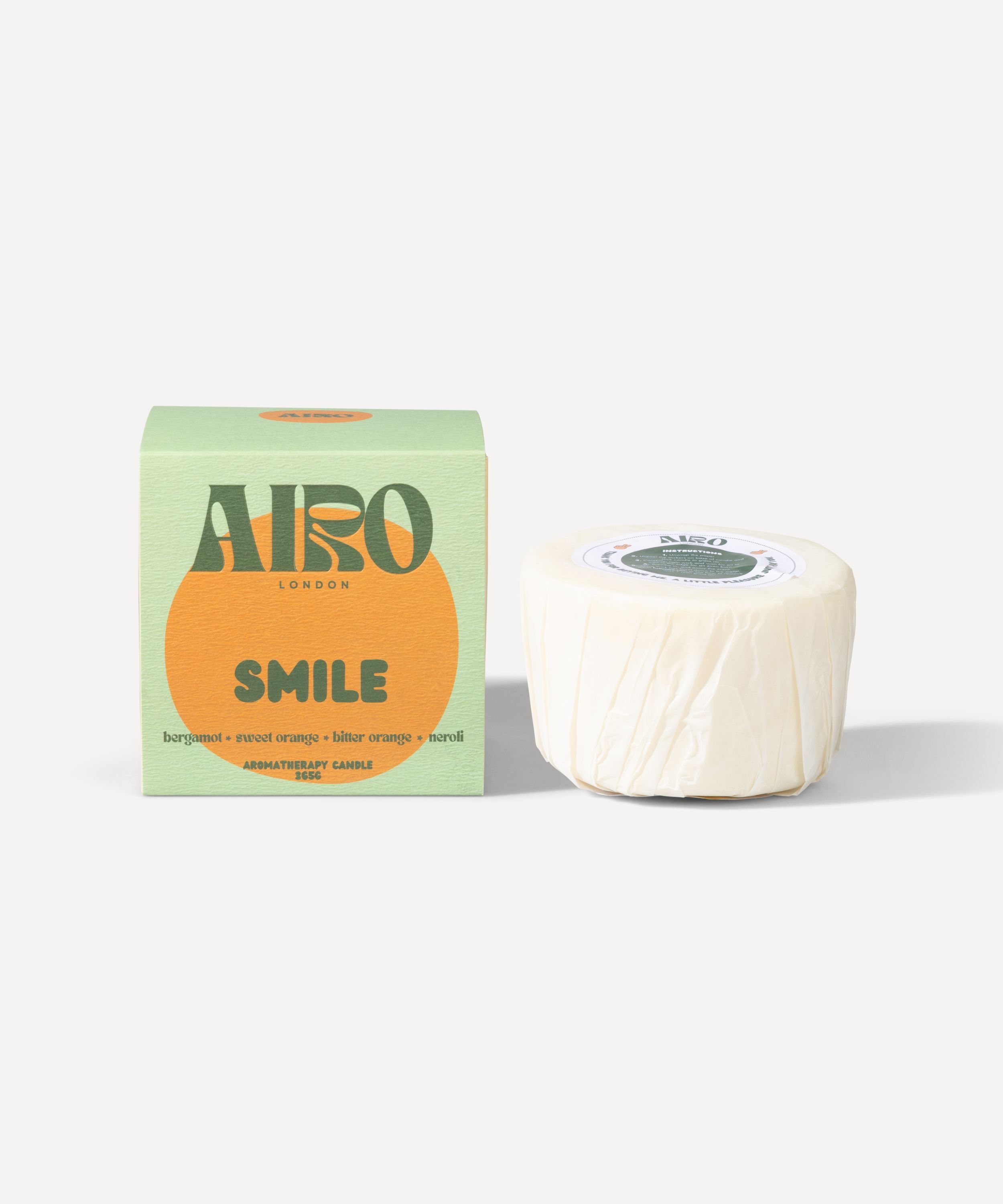Recambio de vela grande de cera de soja - Mezcla de aromaterapia SMILE - 365 g