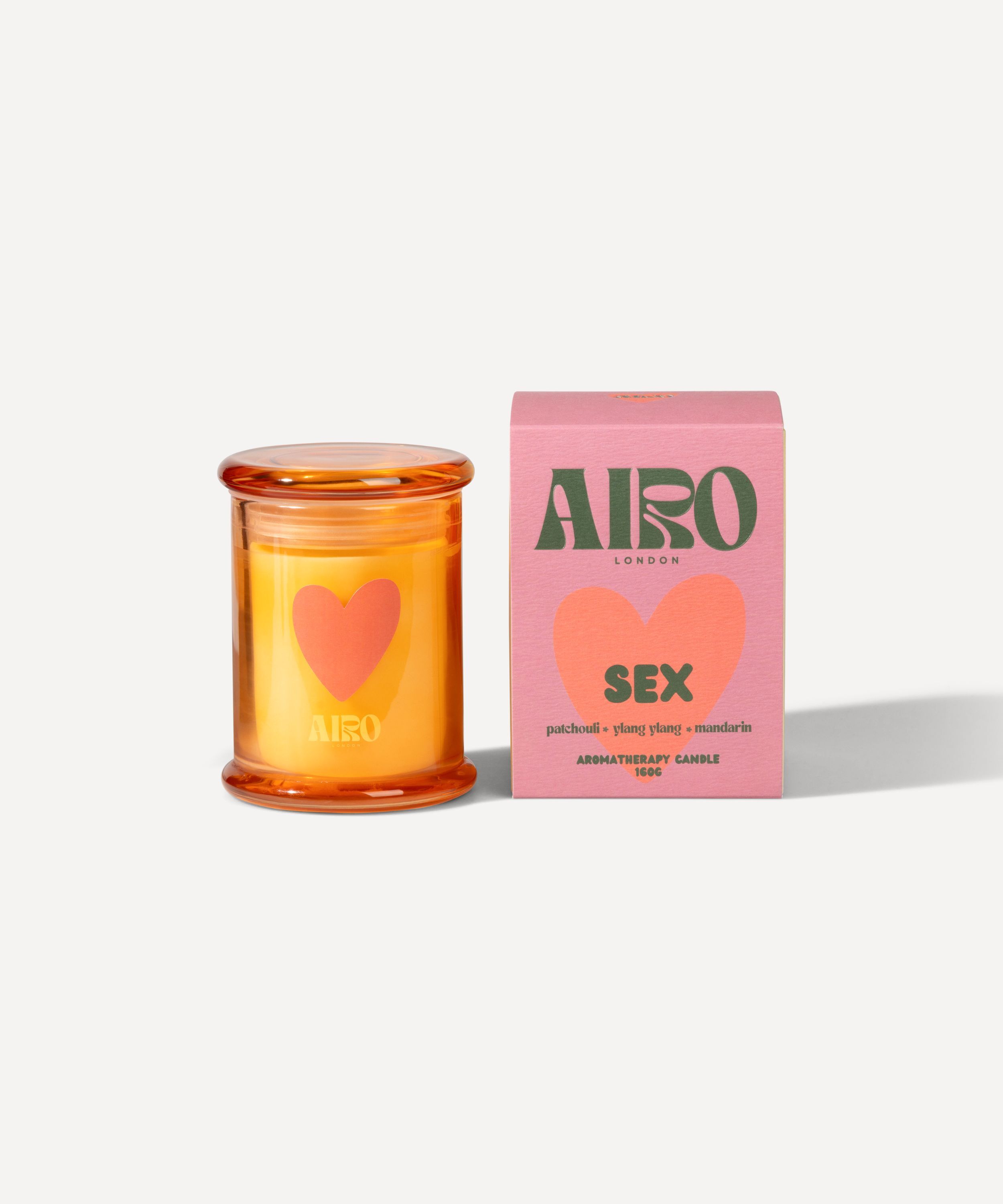 Mini vela de cera de soja - Mezcla de aromaterapia SEX para seducción - 160 g