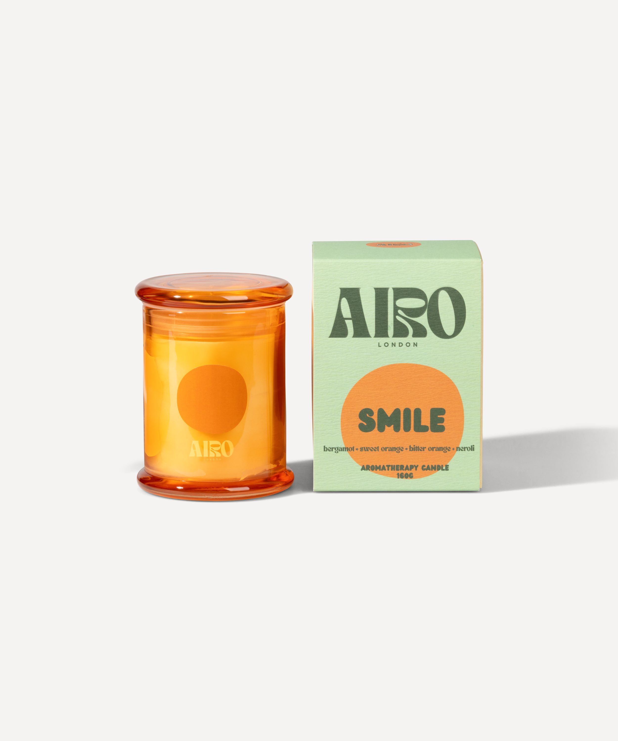 Mini vela de cera de soja - Mezcla de aromaterapia SMILE para la felicidad - 160 g