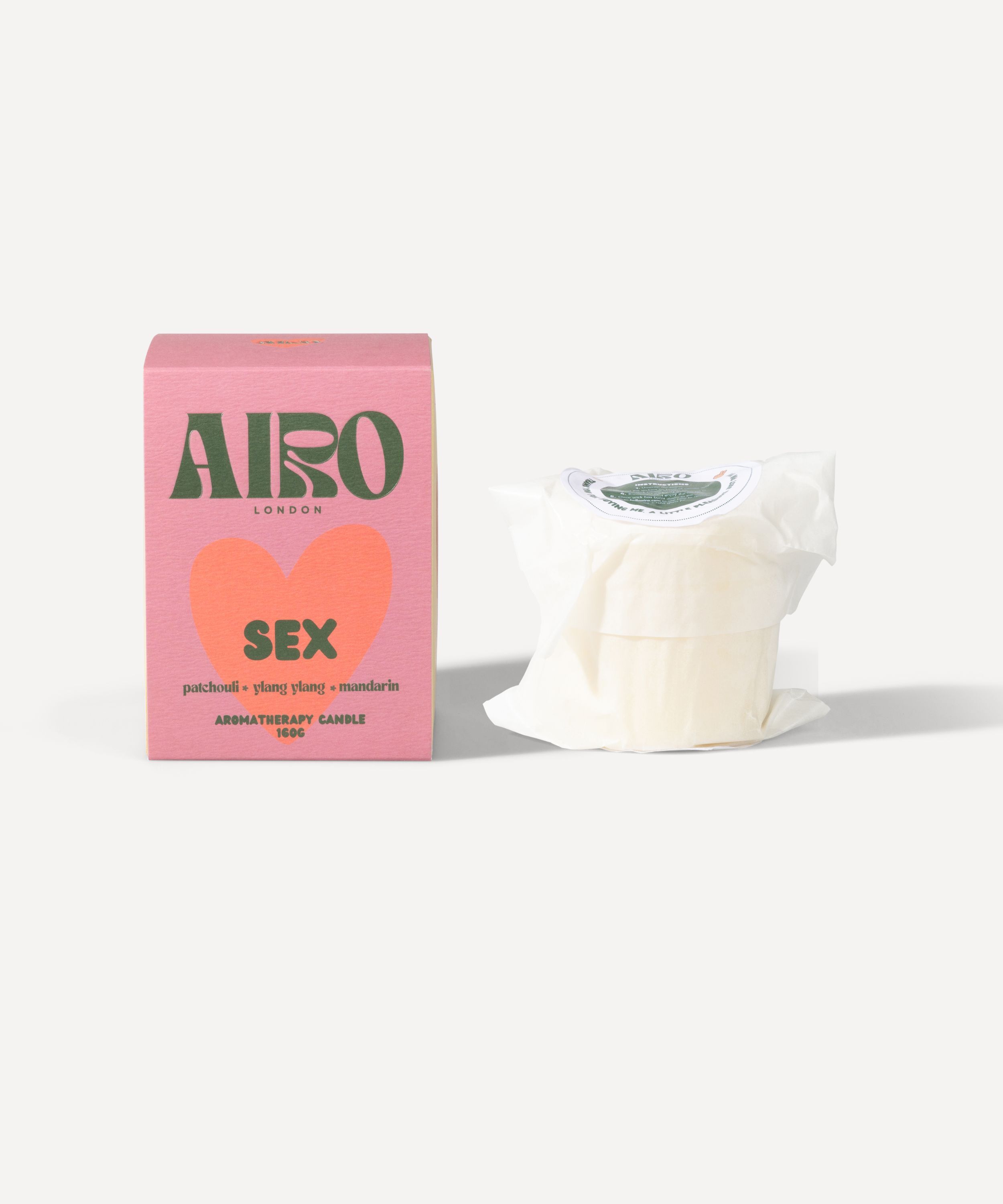 Recambio de vela de cera de soja mini - Mezcla de aromaterapia SEX - 160 g
