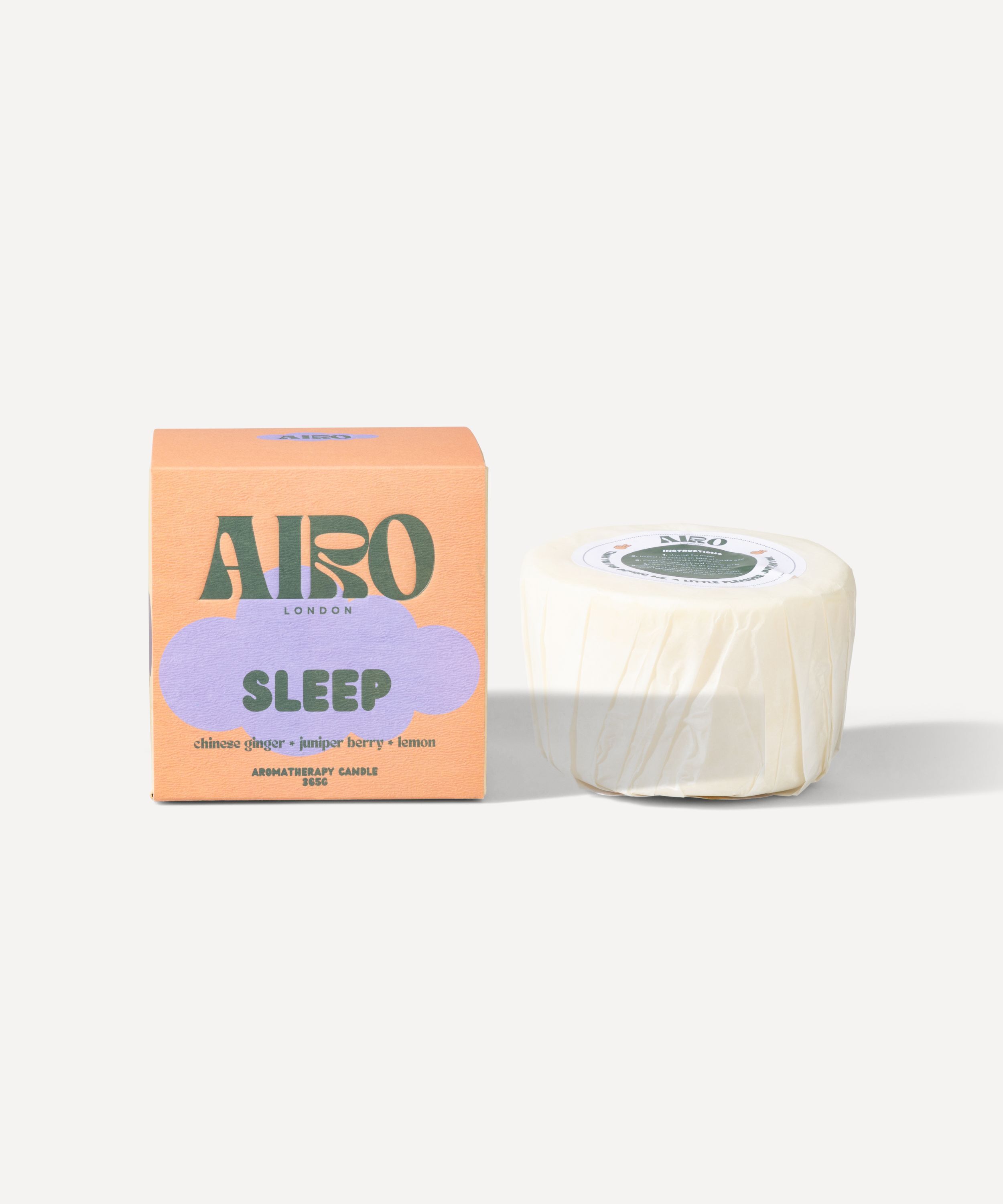 Recambio de vela grande de cera de soja - Mezcla de aromaterapia SLEEP - 365 g