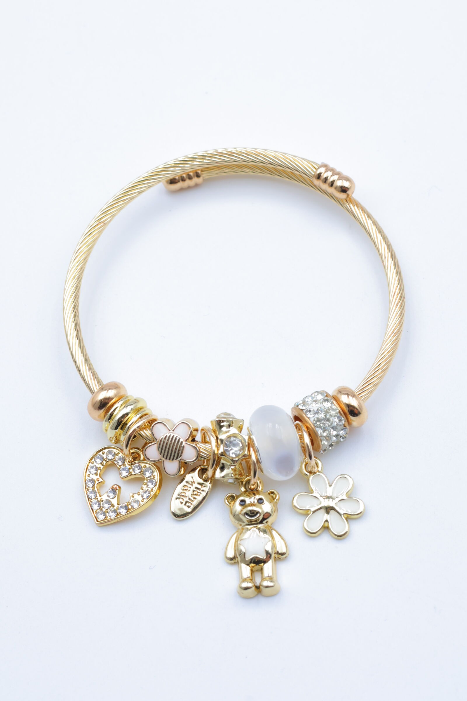 Starres Metall-Charm-Armband - ZG5