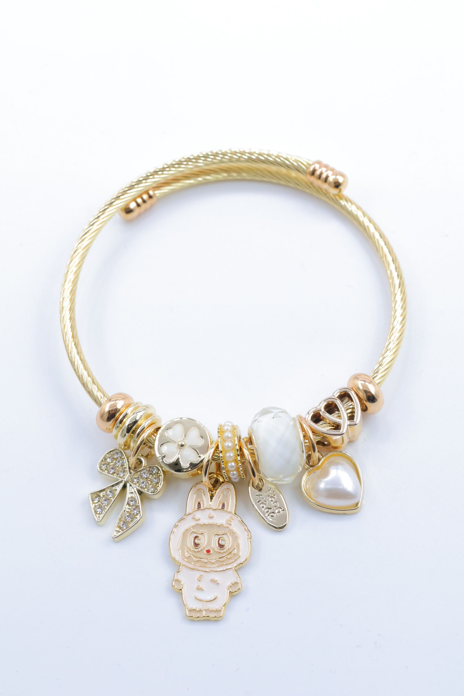 Starres Metall-Charm-Armband - ZG6