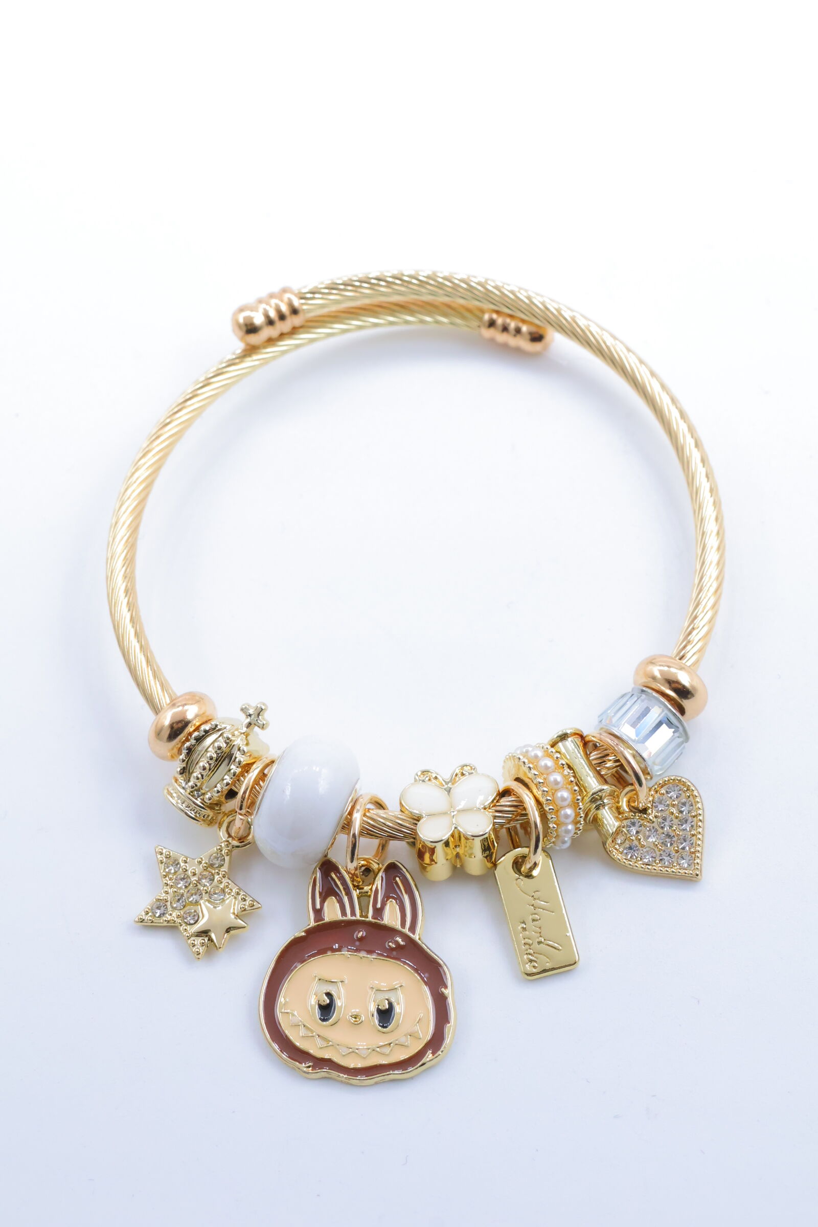 Starres Metall-Charm-Armband - ZG7