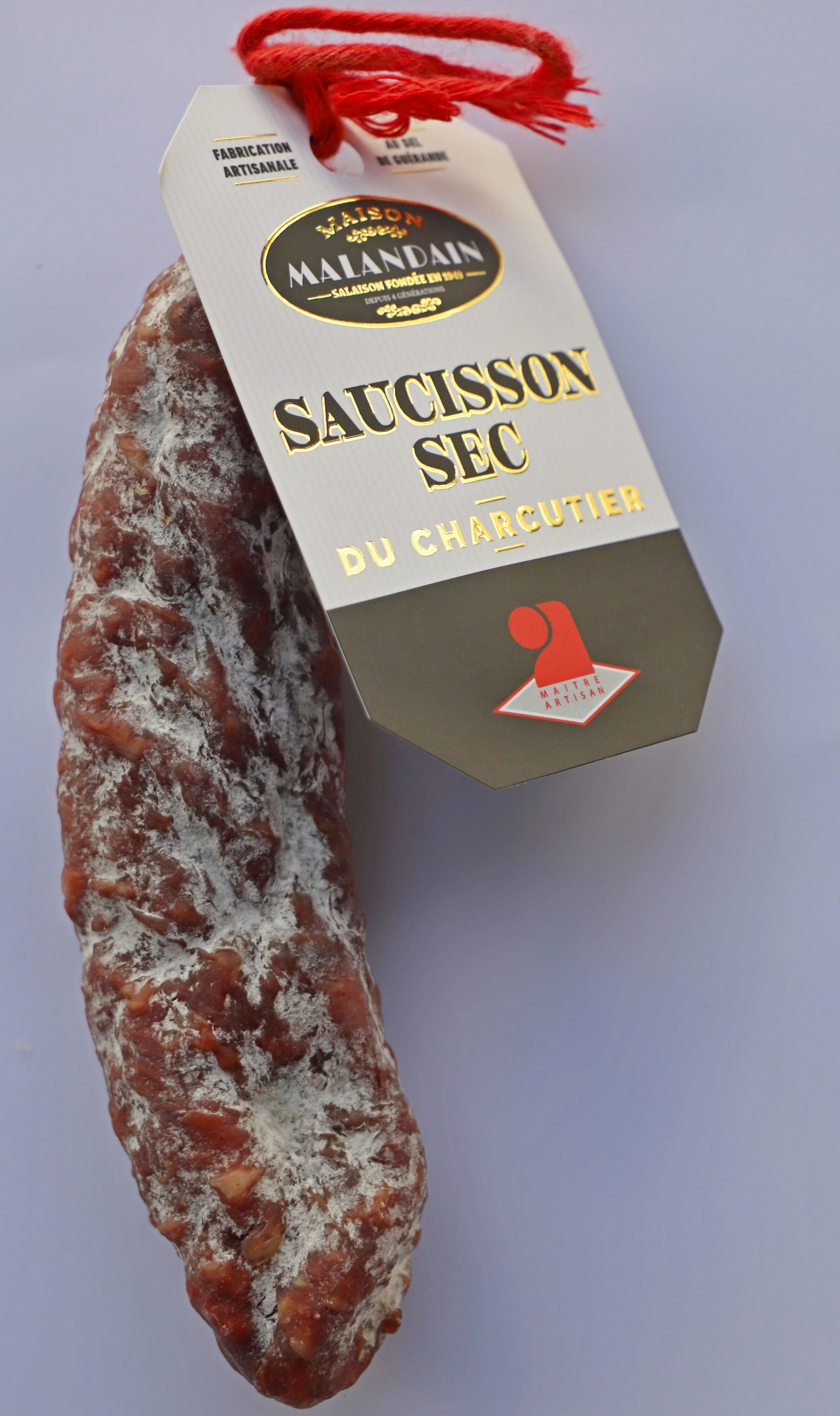 DRY SAUSAGE FROM THE CHARCUTIER, PURE PORK 200 GR
SUPERIOR QUALITY