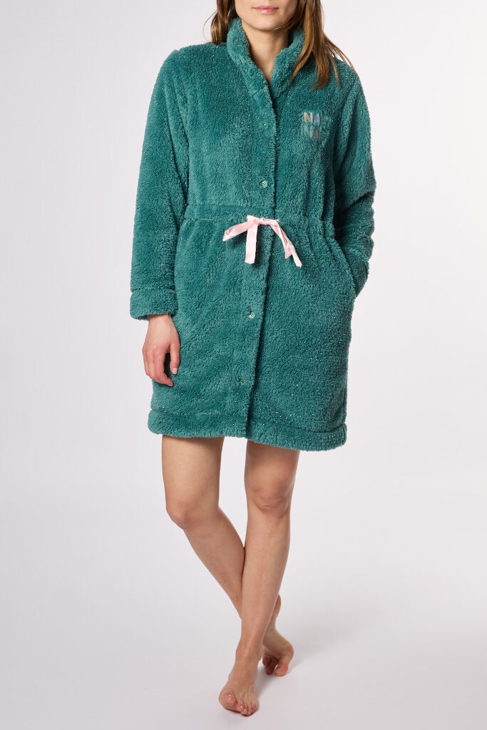 Lot de 18 - Peignoir Femme en Fourrure Naf Naf – Réf. NF.TWEED.RCF