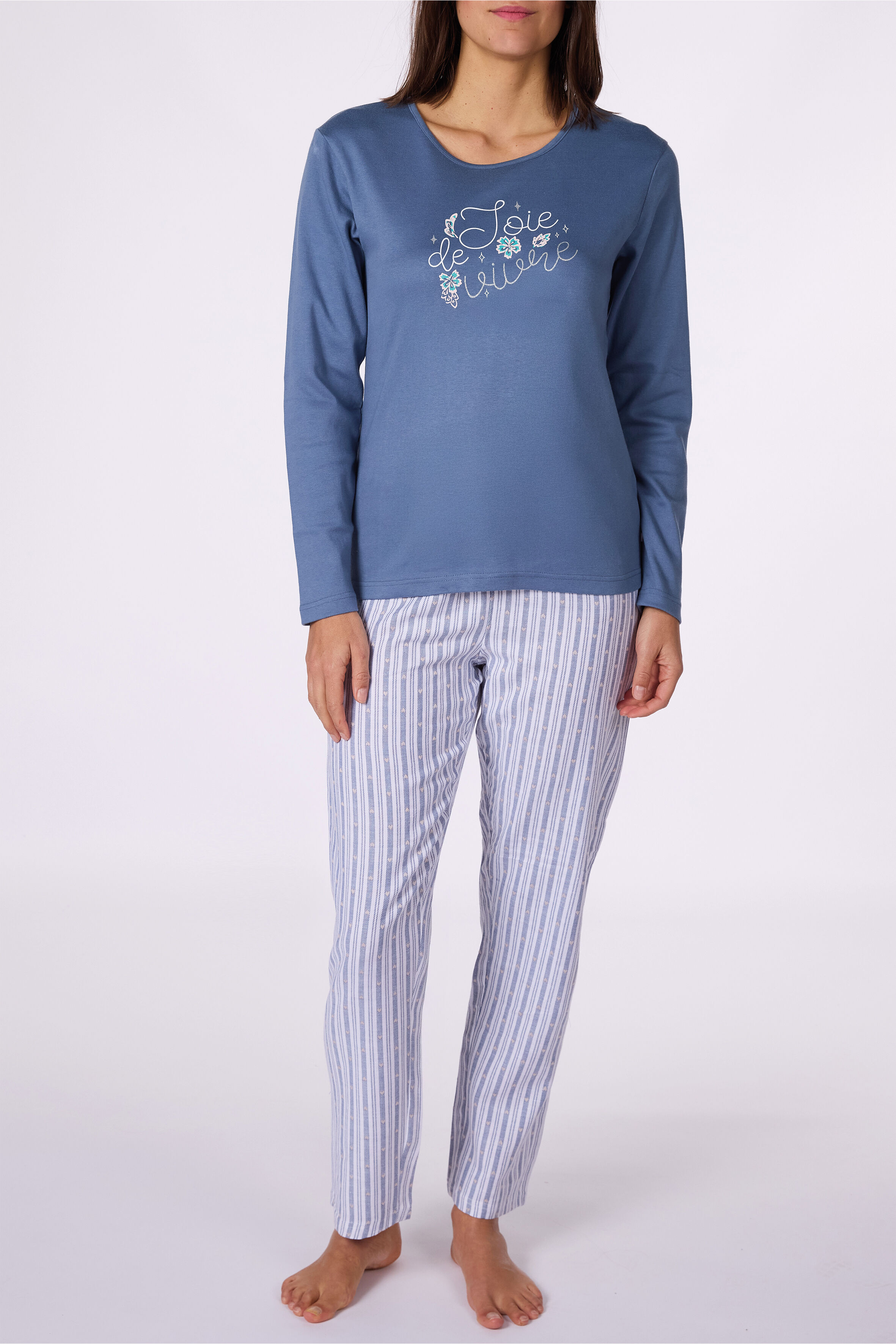 Lot de 18 - Pyjama Femme "Joie de Vivre" – Marque DODO - Réf. DF.ORPHE.PYK