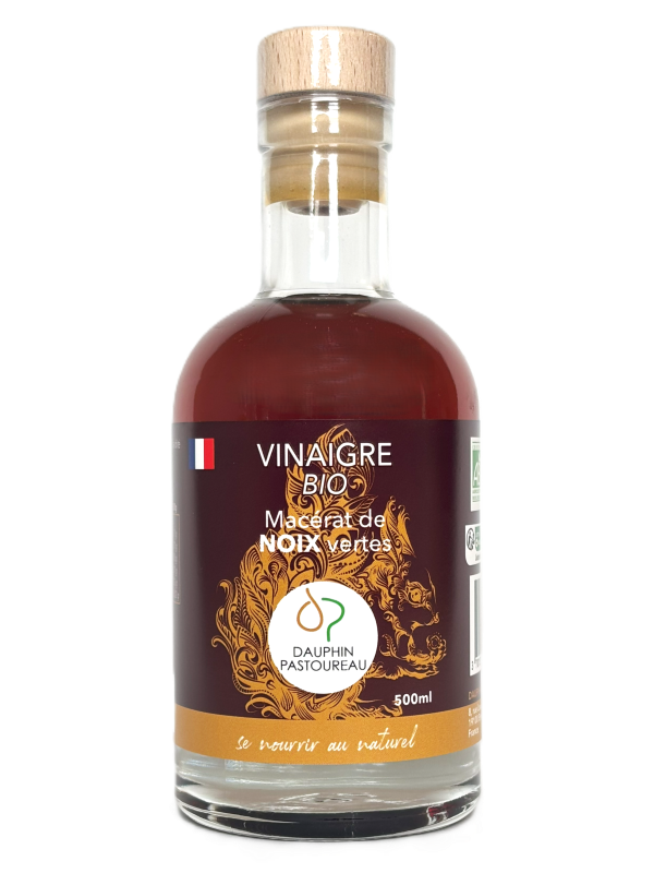 Vinagre Macerado de Nueces Verdes Ecológico 200ml