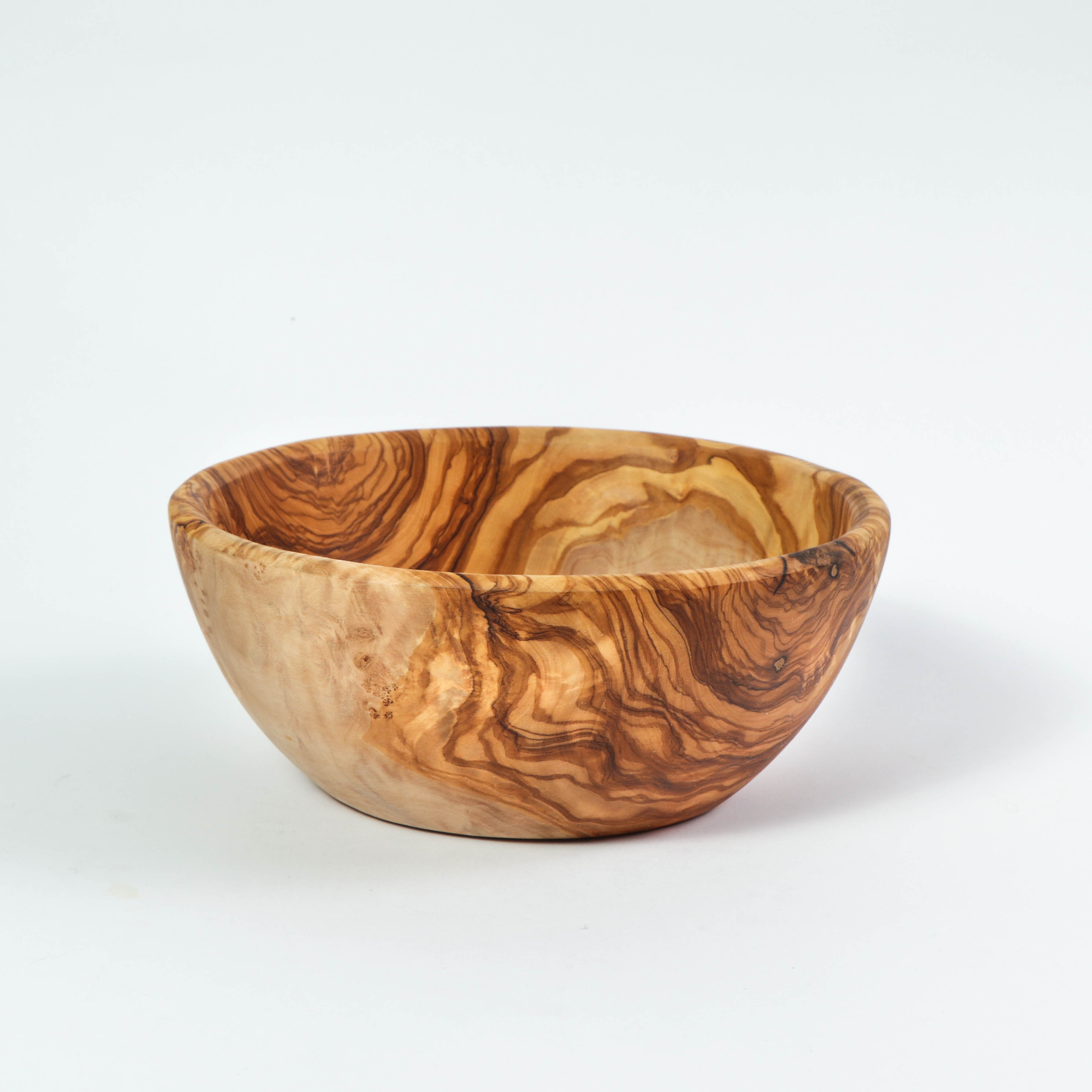Artisanischer Salat aus Olivierholz | Bol de service rustique en bois