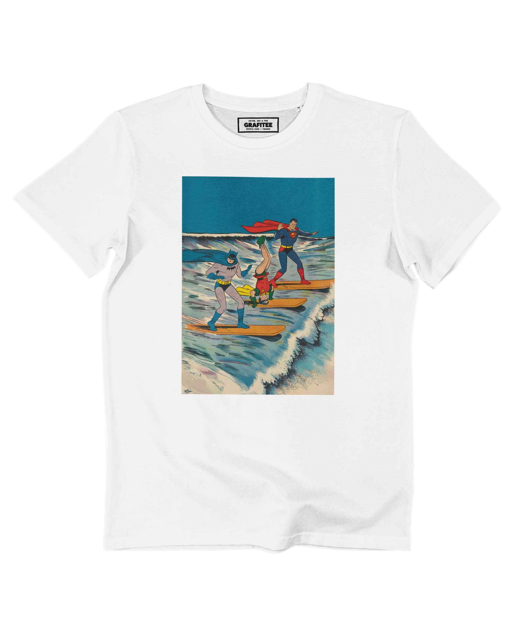 Camiseta blanca La Vida Loca, 100% algodón orgánico premium