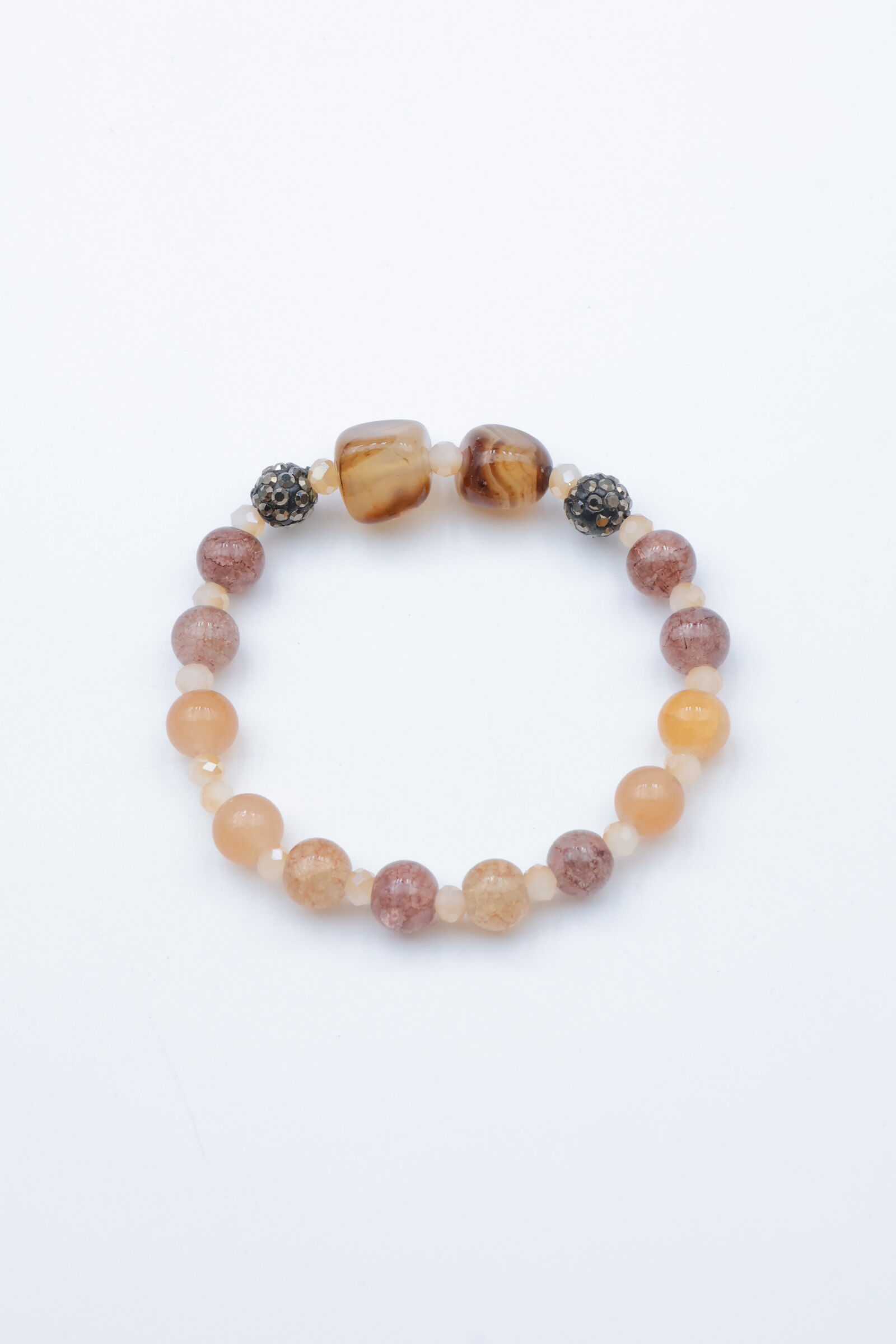 Elastisches Armband aus Natursteinen - BL262