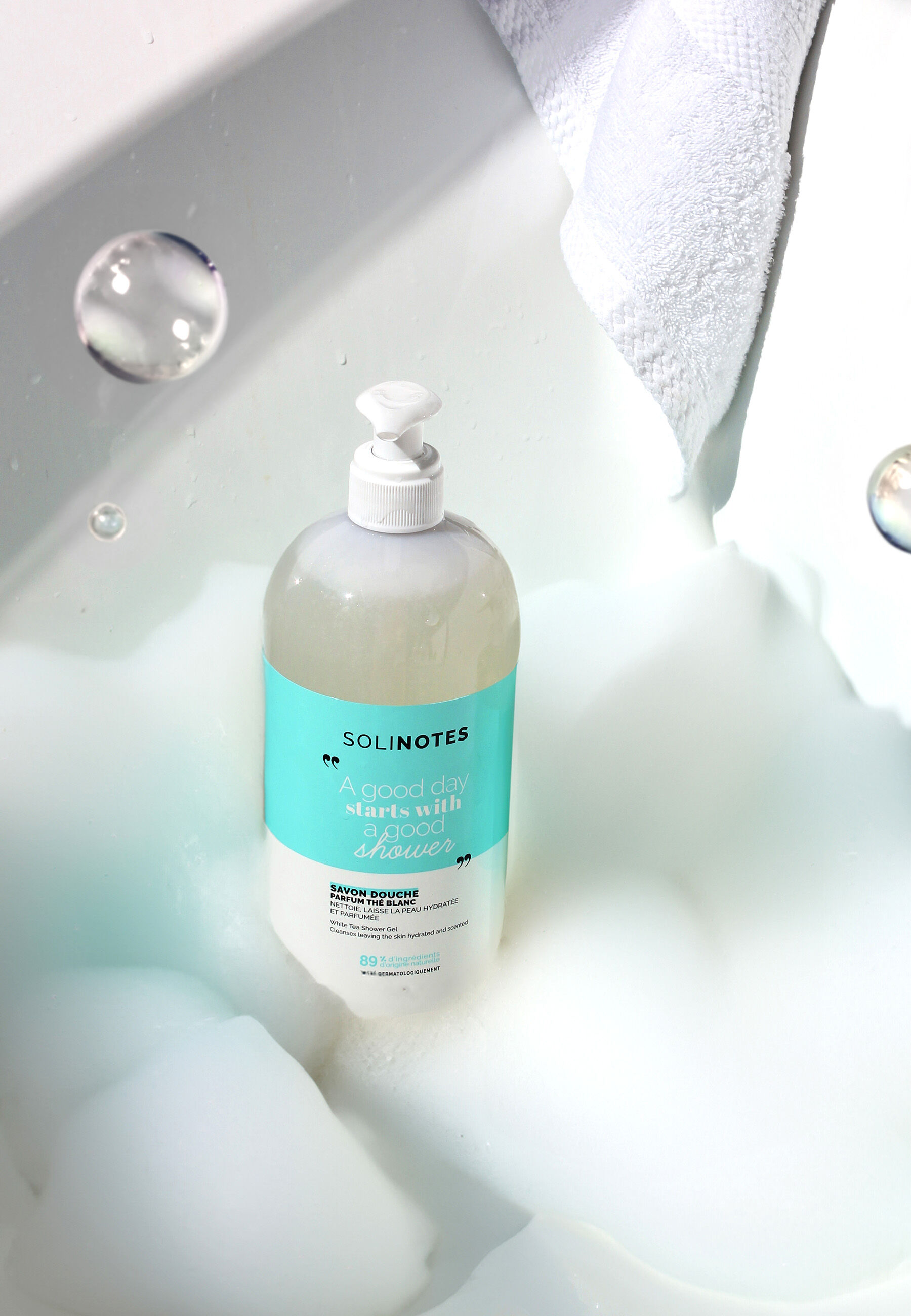 SOLINOTES THE BLANC Savon douche 1L