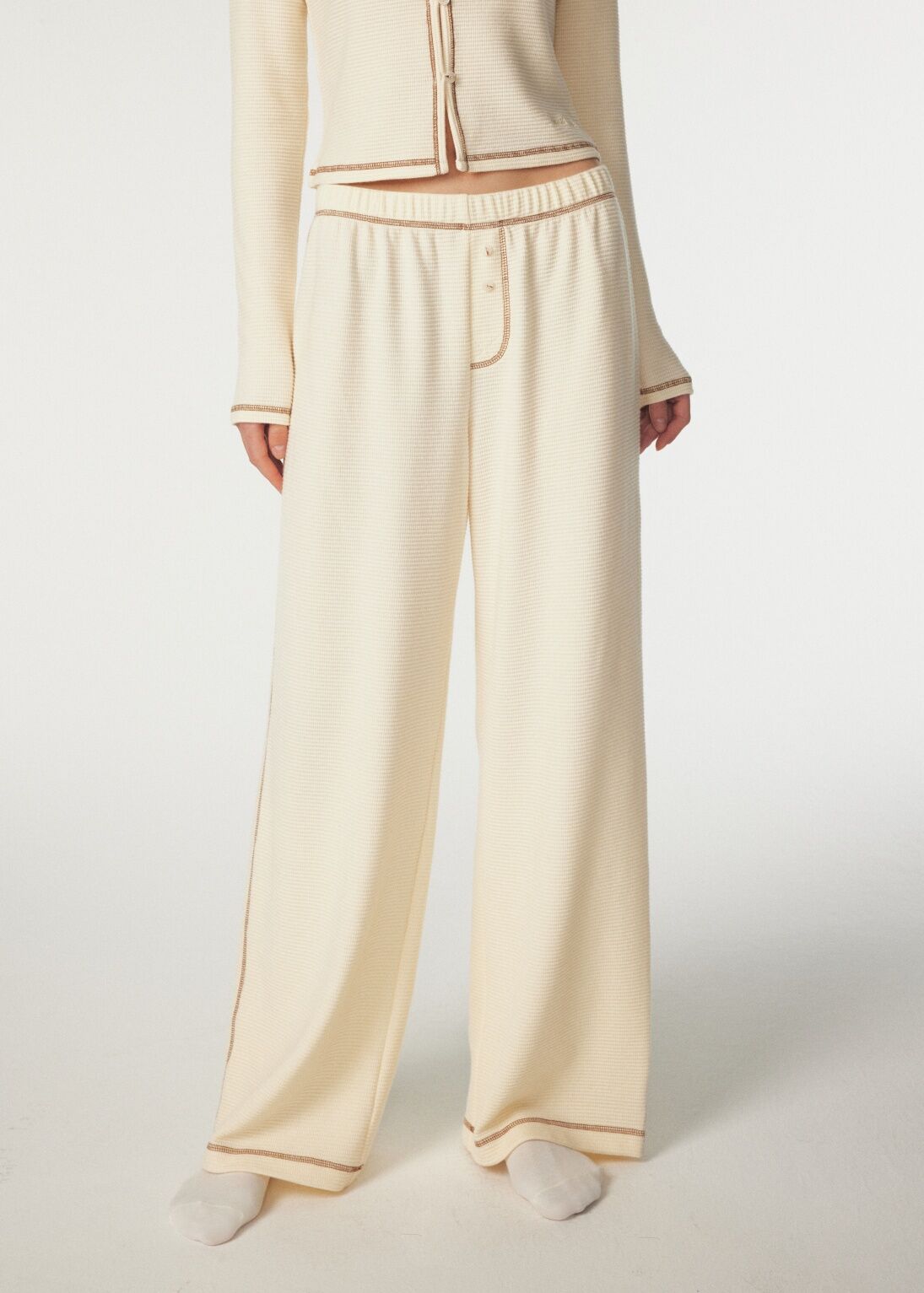 Pantaloni Lottie Waffle di PIXIE & PEACH