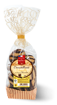 VANILLA CHOCOLATE CRISPS Carton of 12 bags x 150g