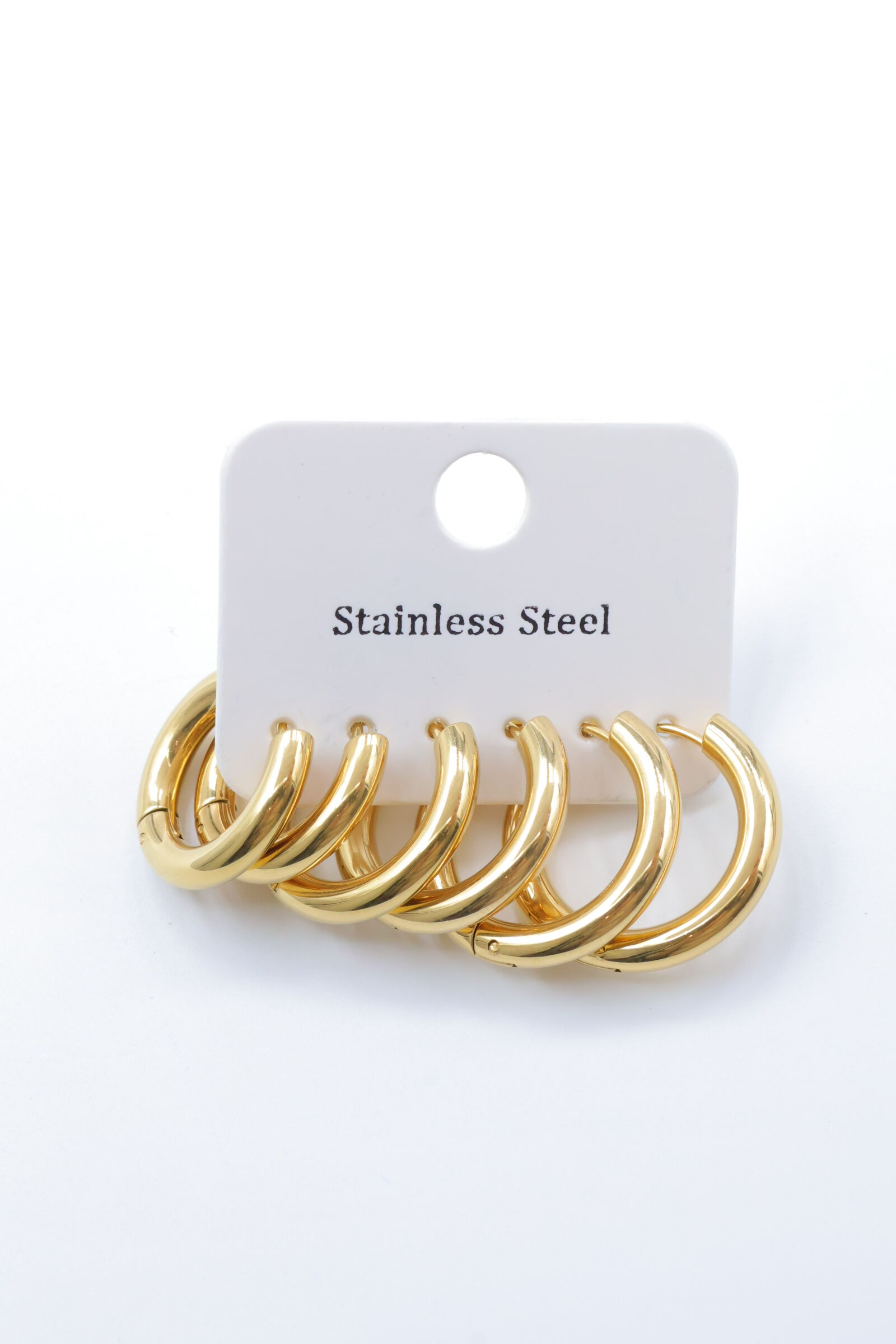 Edelstahl-Creolen - A2251