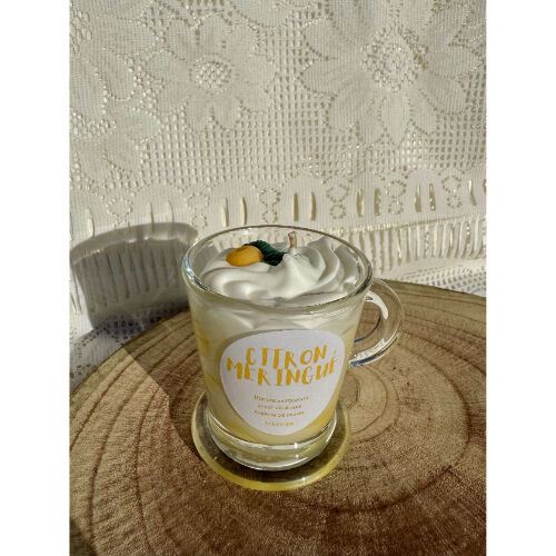 Vela de merengue de limón