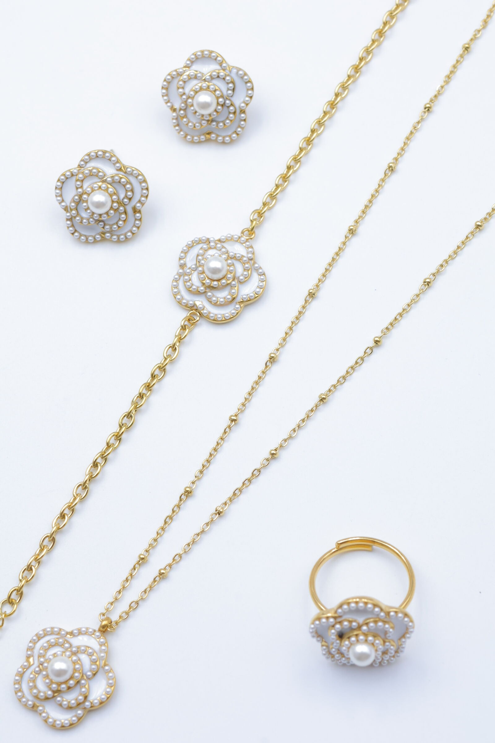 Conjunto de joyas de acero inoxidable - A2266E