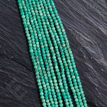 Fil de perles Amazonite - perles naturelles - Grossiste minéraux