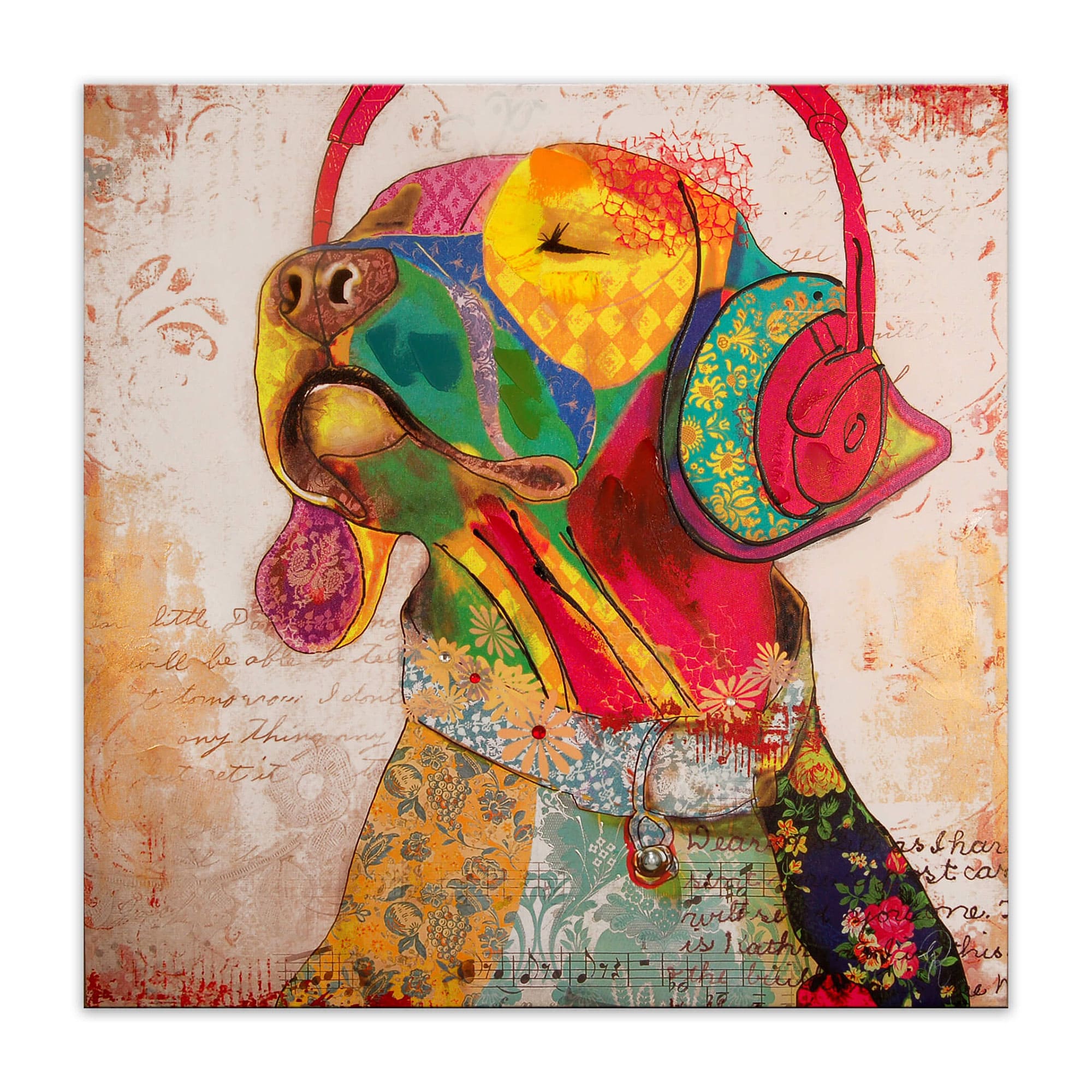 ADM - 'Labrador Pop Art'-Druck