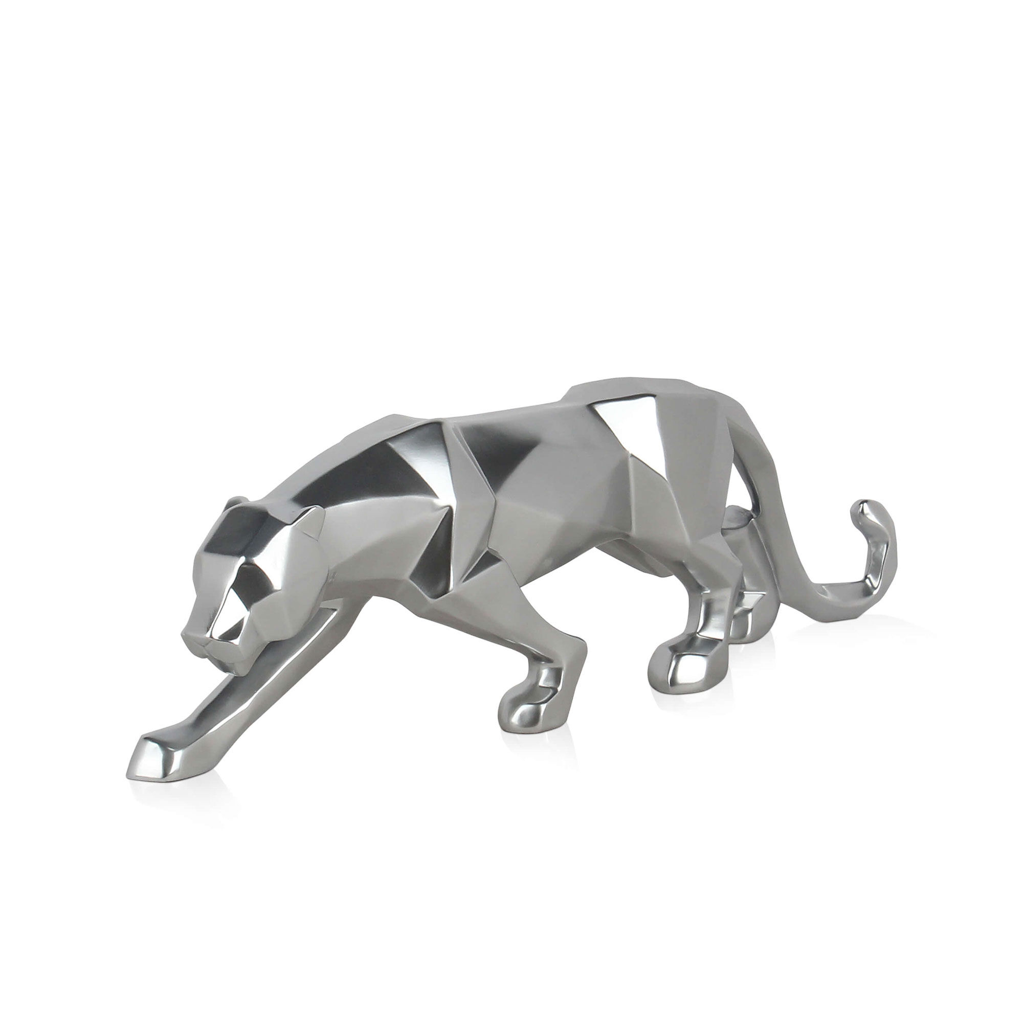 ADM - 'Faceted Panther' Resin Sculpture