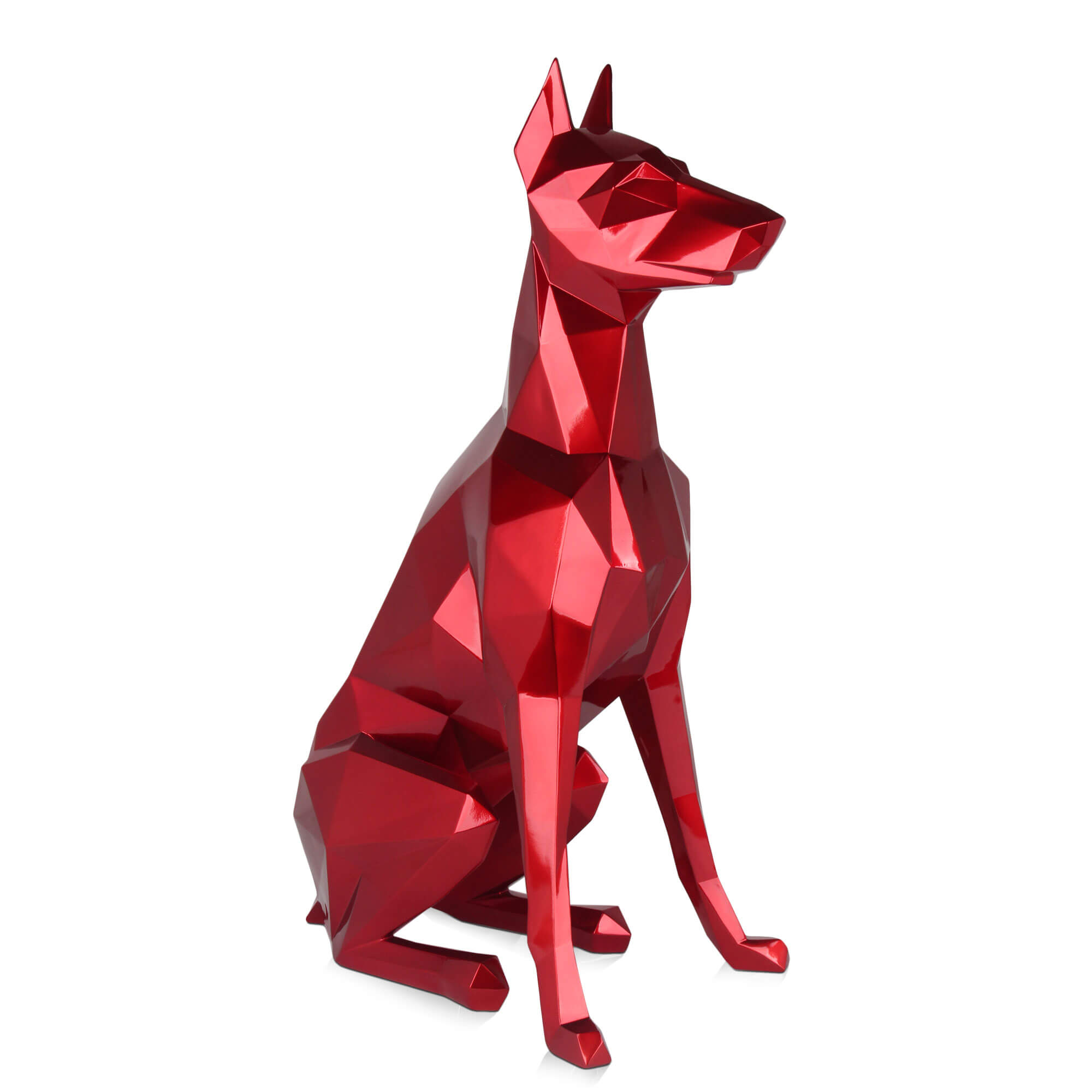 ADM – Harzskulptur „Facetted Doberman“