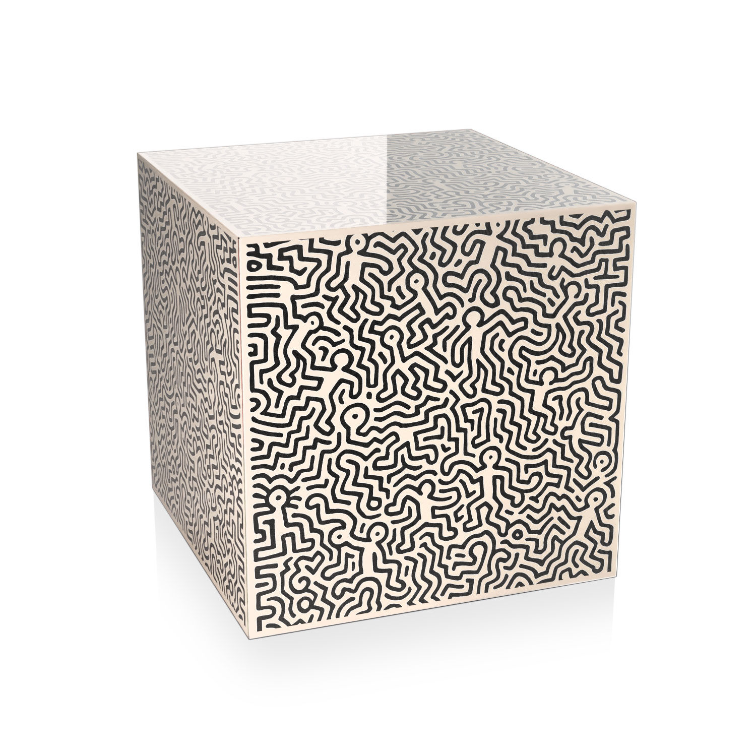 ADM – Couchtisch „Graffiti Pop Cube“