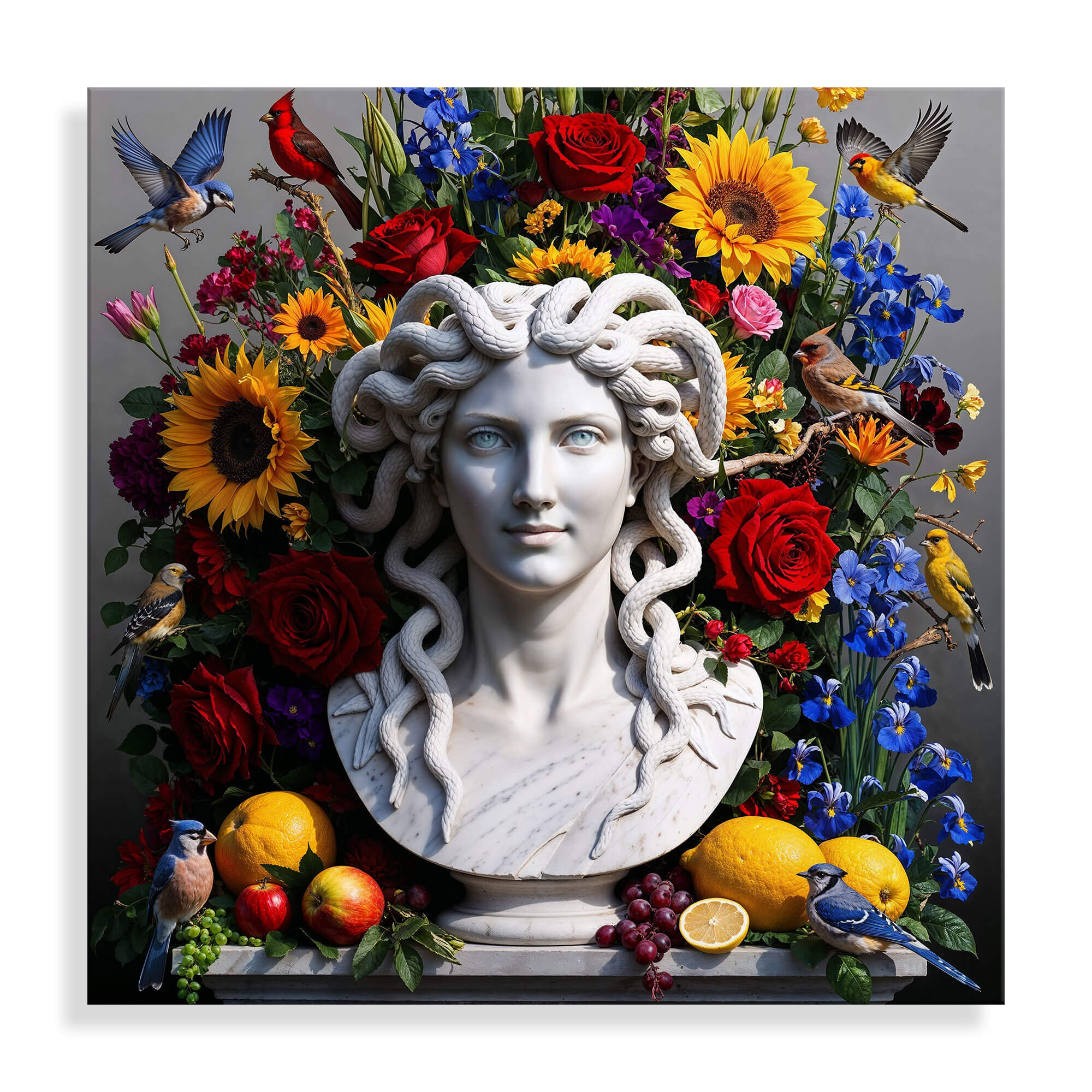 ADM - Acrylglasbild „Stillleben mit Medusa“