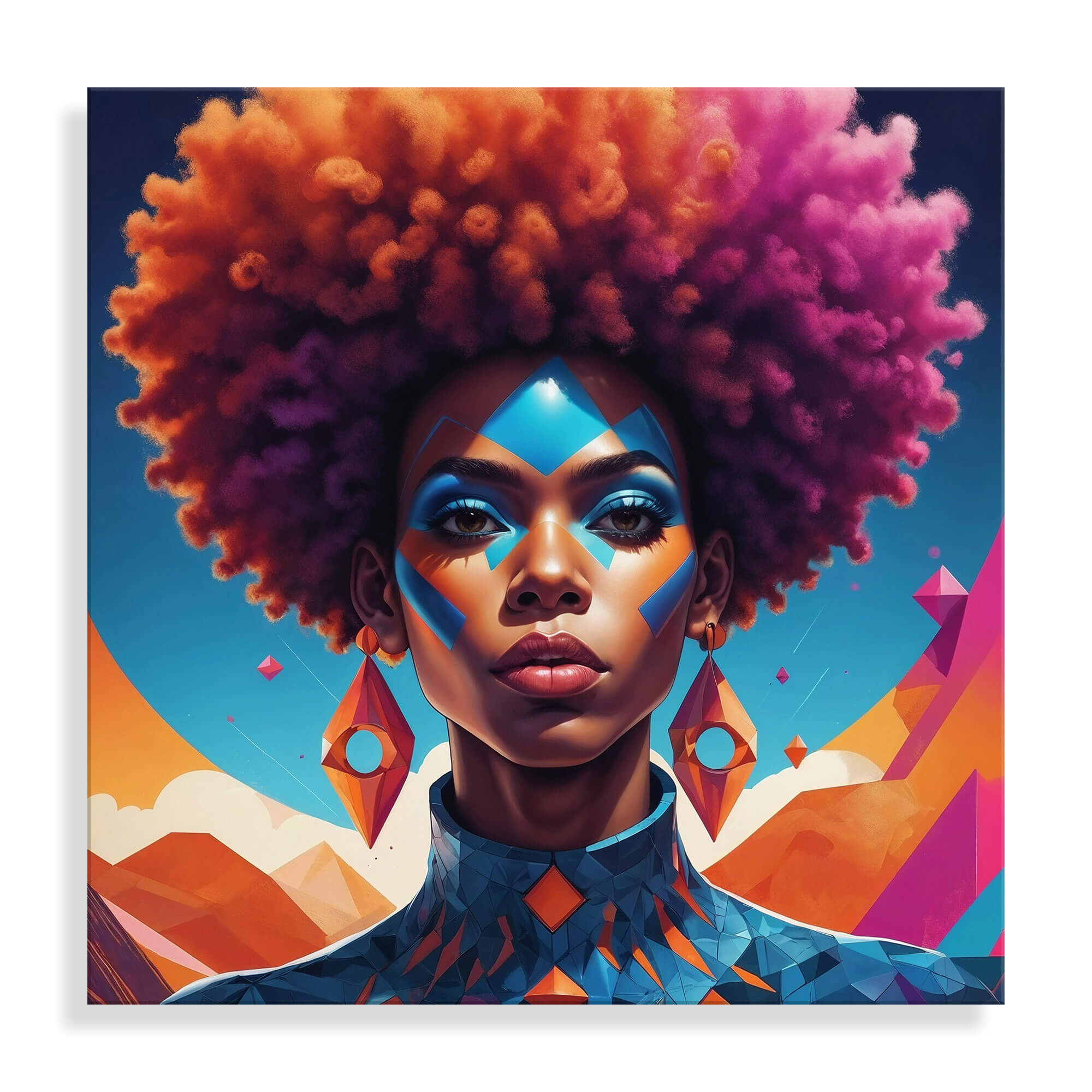 ADM – Acryldruck „Afro Punk Girl“