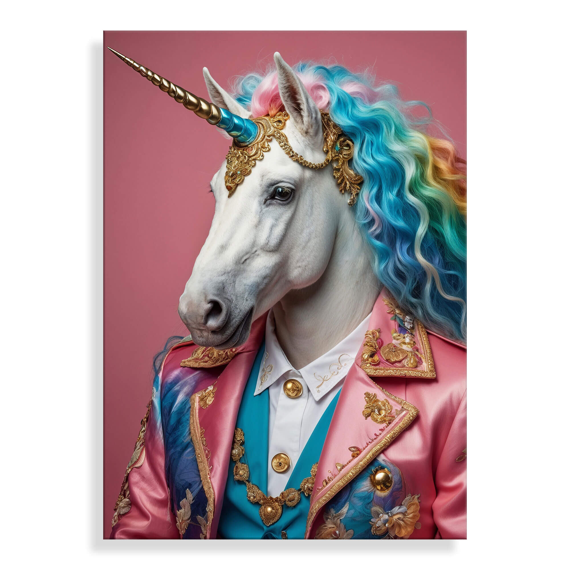 ADM – Acrylglasdruck „Unicorn Peace & Joy Parade“