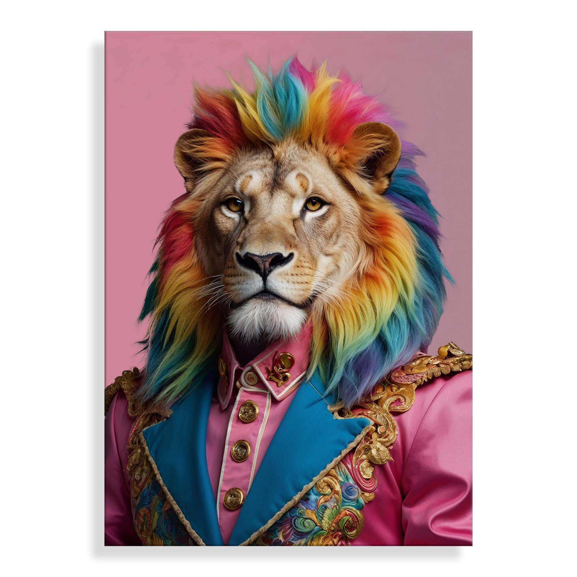 ADM – Acrylglasdruck „Leone Peace & Joy Parade“