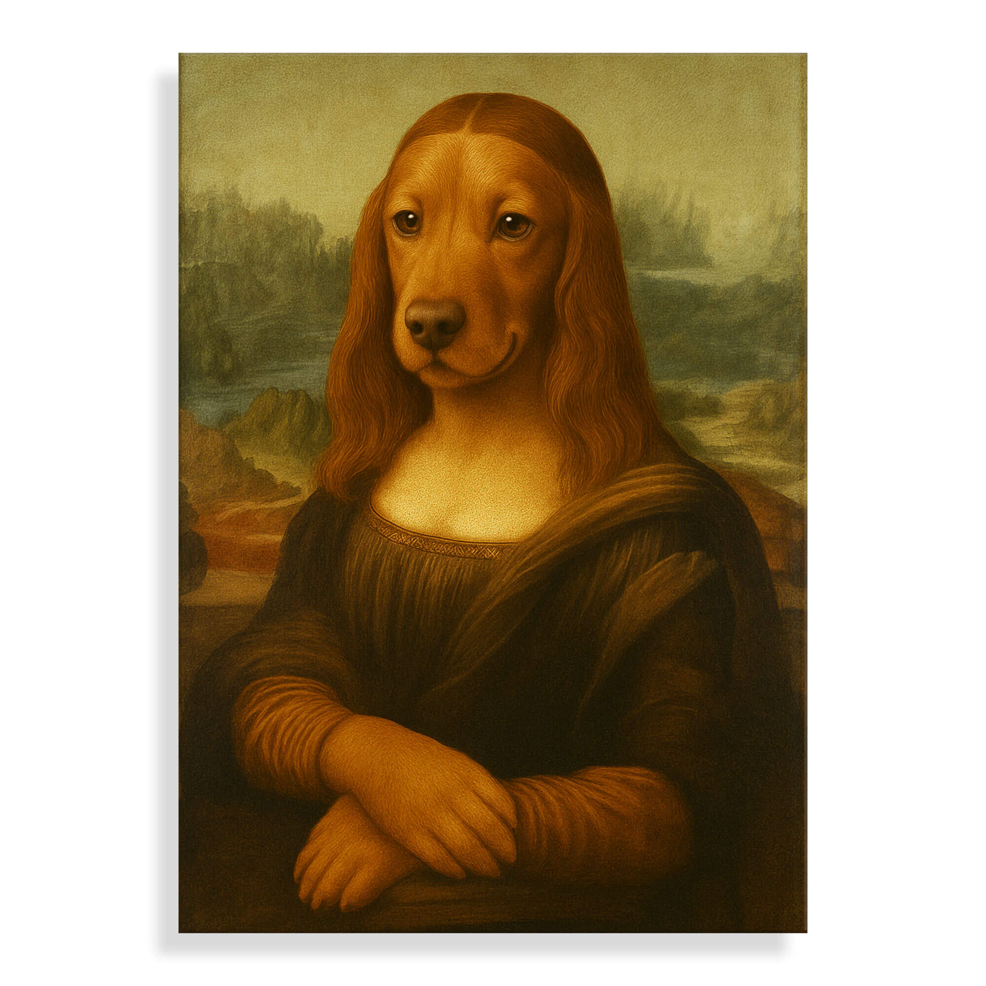 ADM - Acrylglasbild „Der kleine Hund“