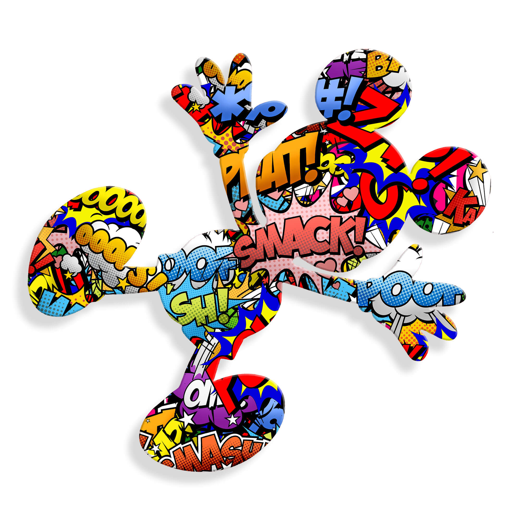 ADM - Acryldruck „Splat on Pop Art“