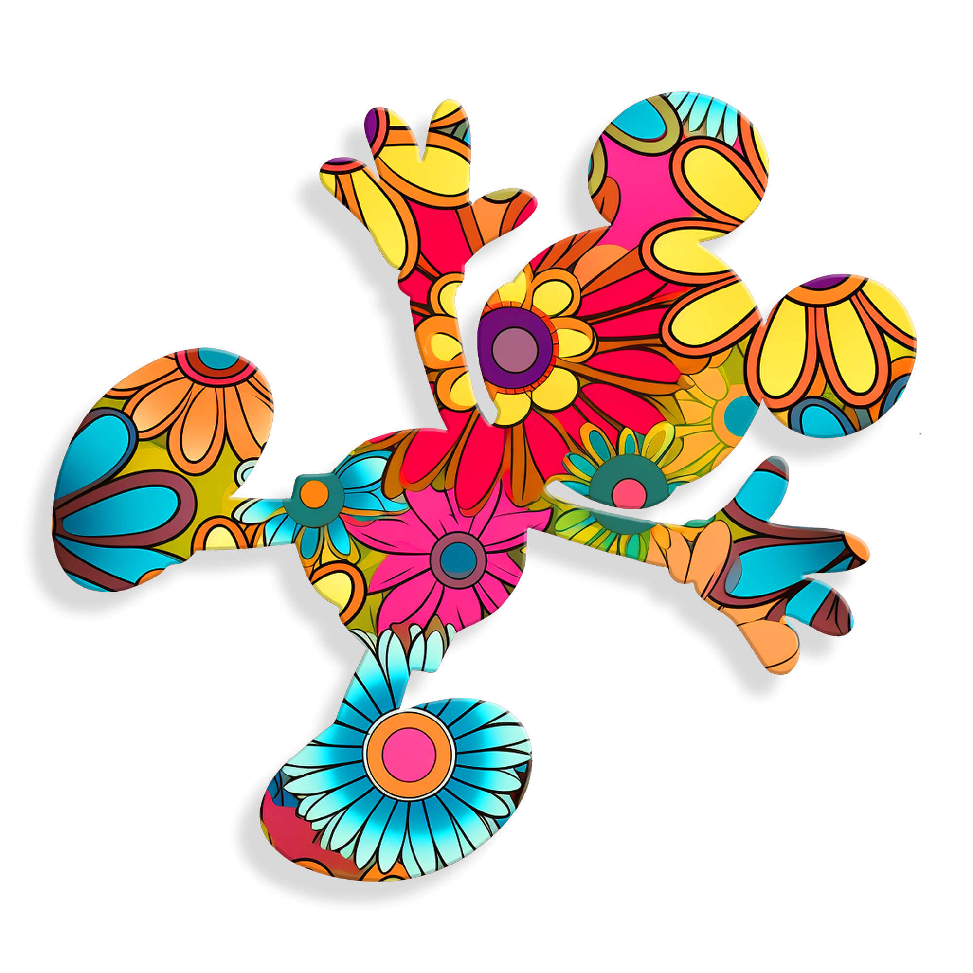 ADM - Acryldruck „Splat on Flowers“